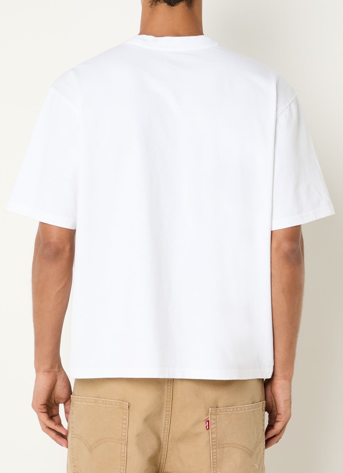 Levi's T-shirt met logo - achterkant 4 wit