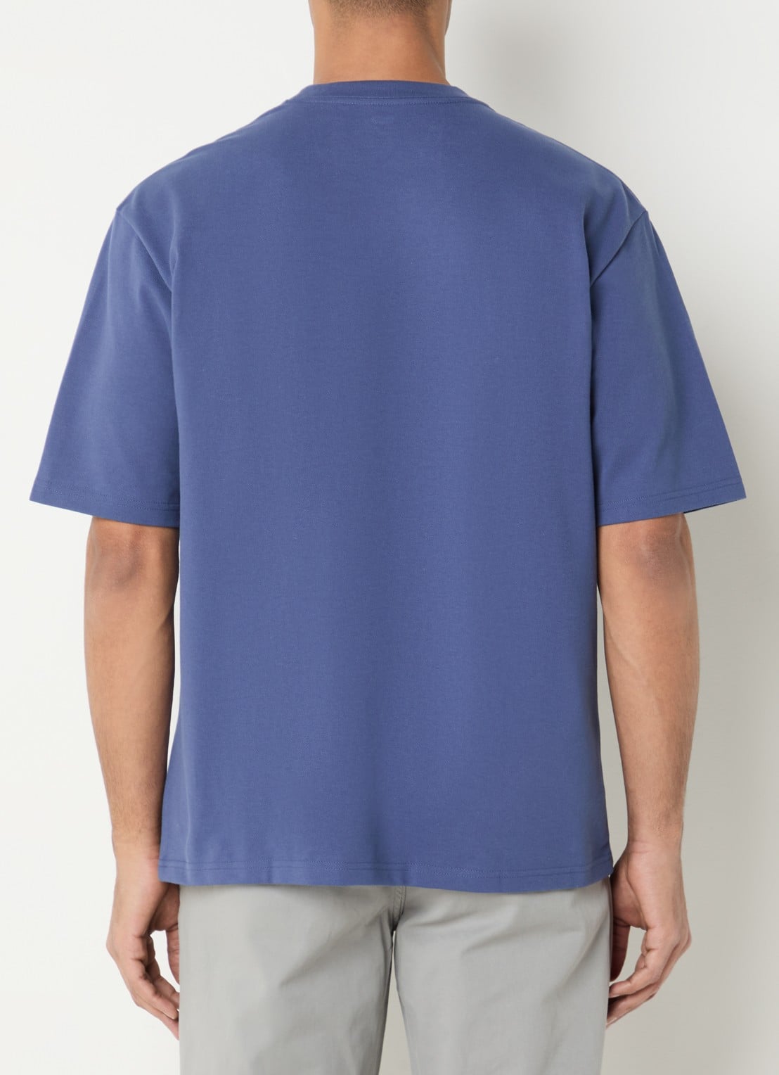Levi's T-shirt met logoborduring - achterkant 3 indigo