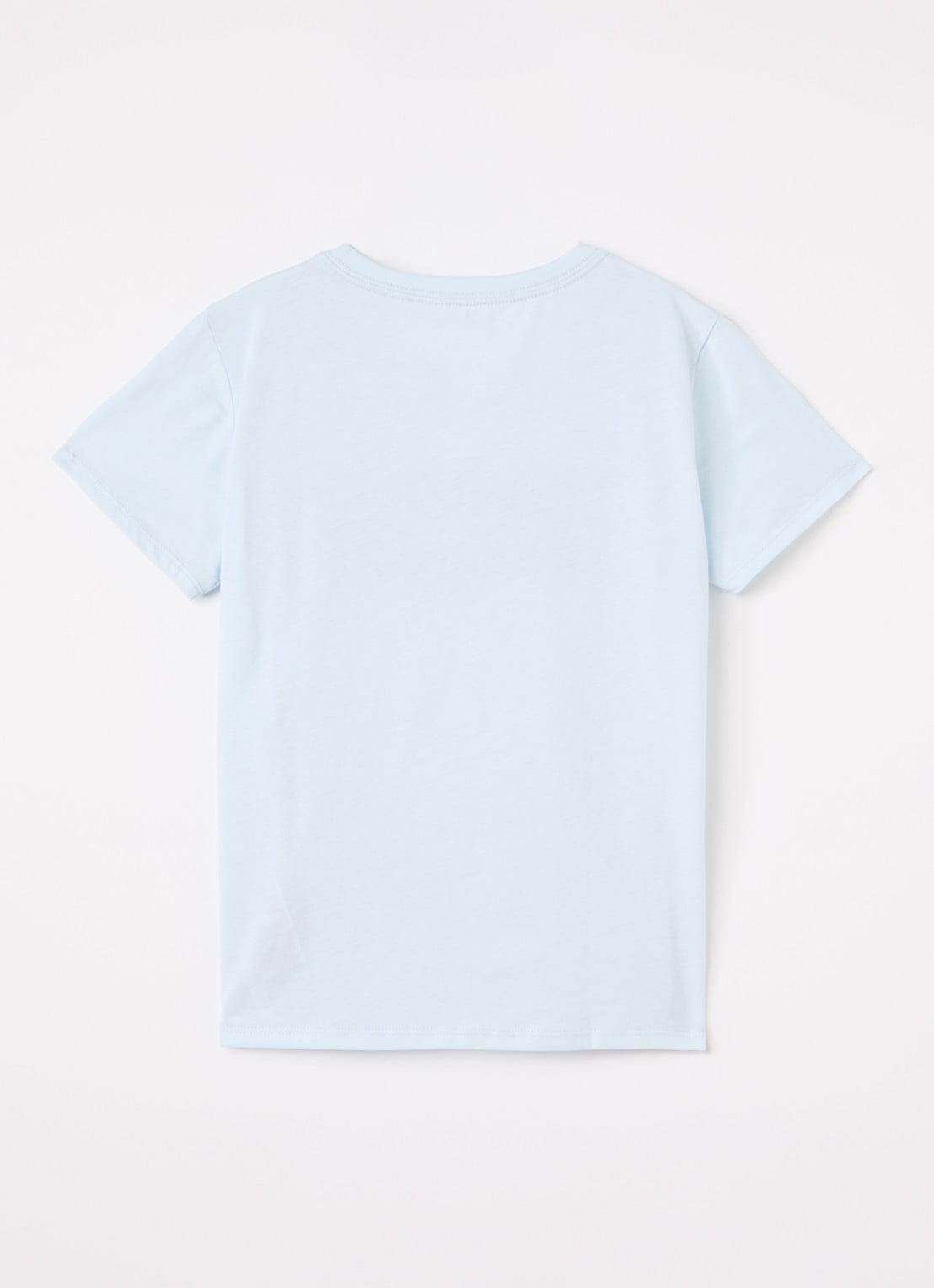 Levi's T-shirt met logoprint - voorkant 2 lichtblauw