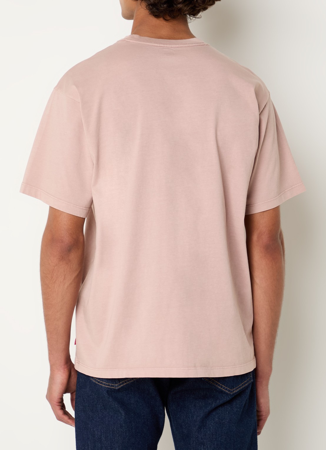 Levi's T-shirt met logoprint - achterkant 3 oudroze