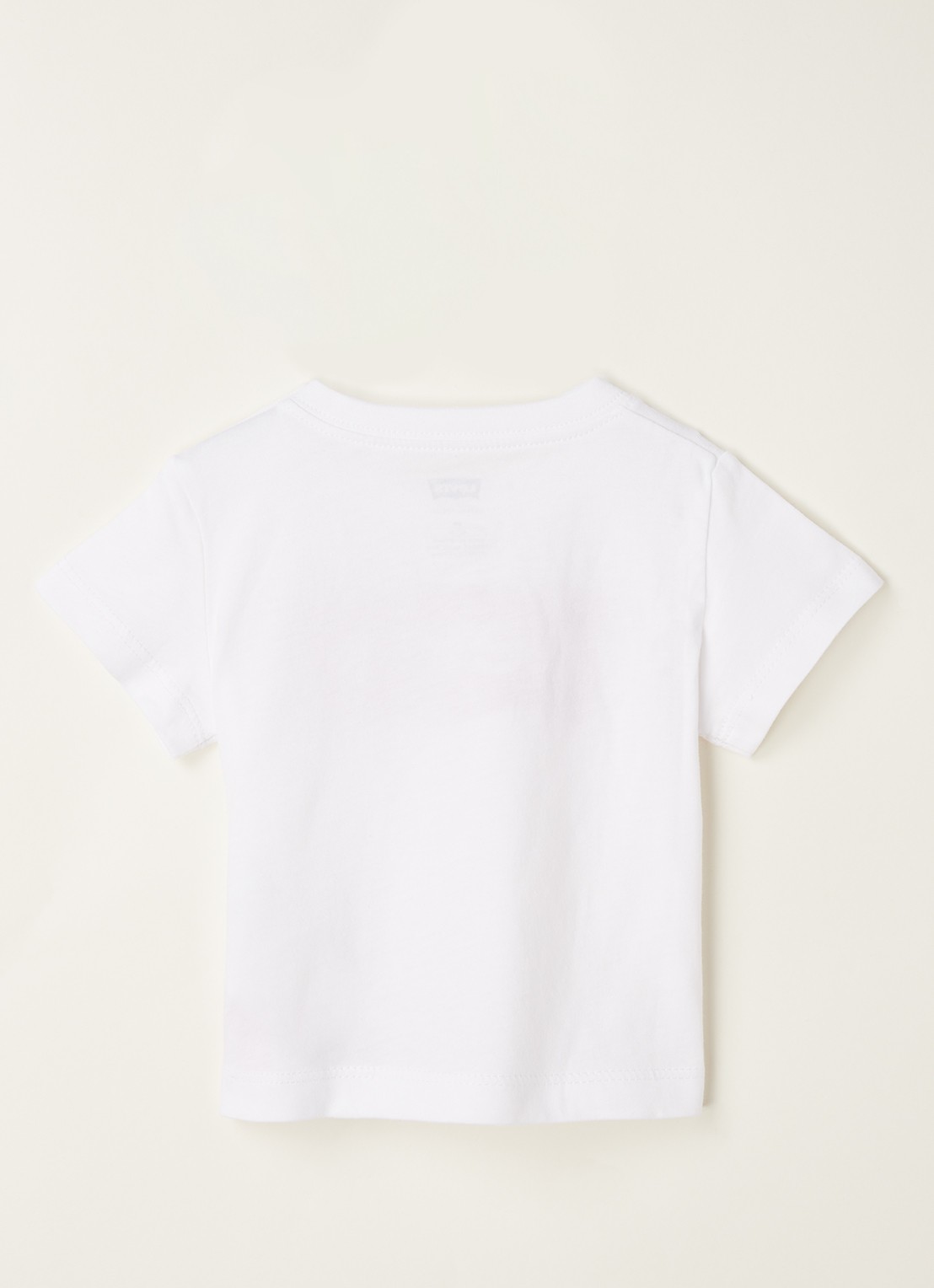 Levi's T-shirt met logoprint - achterkant wit