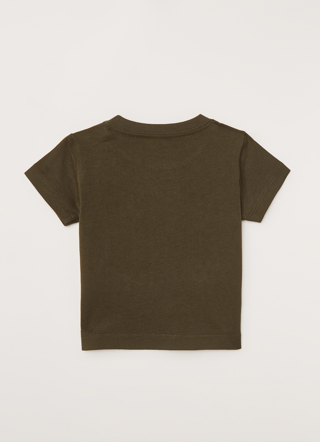 Levi's T-shirt met logoprint - detail 3 olijfgroen