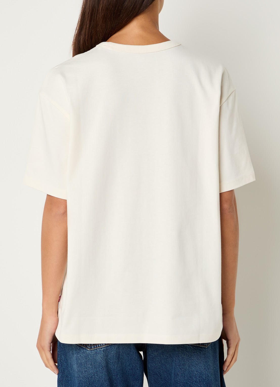 Levi's T-shirt met print - achterkant 4 creme