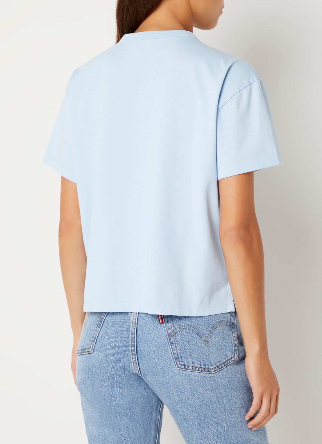 Levi's T-shirt met print - achterkant 3 lichtblauw