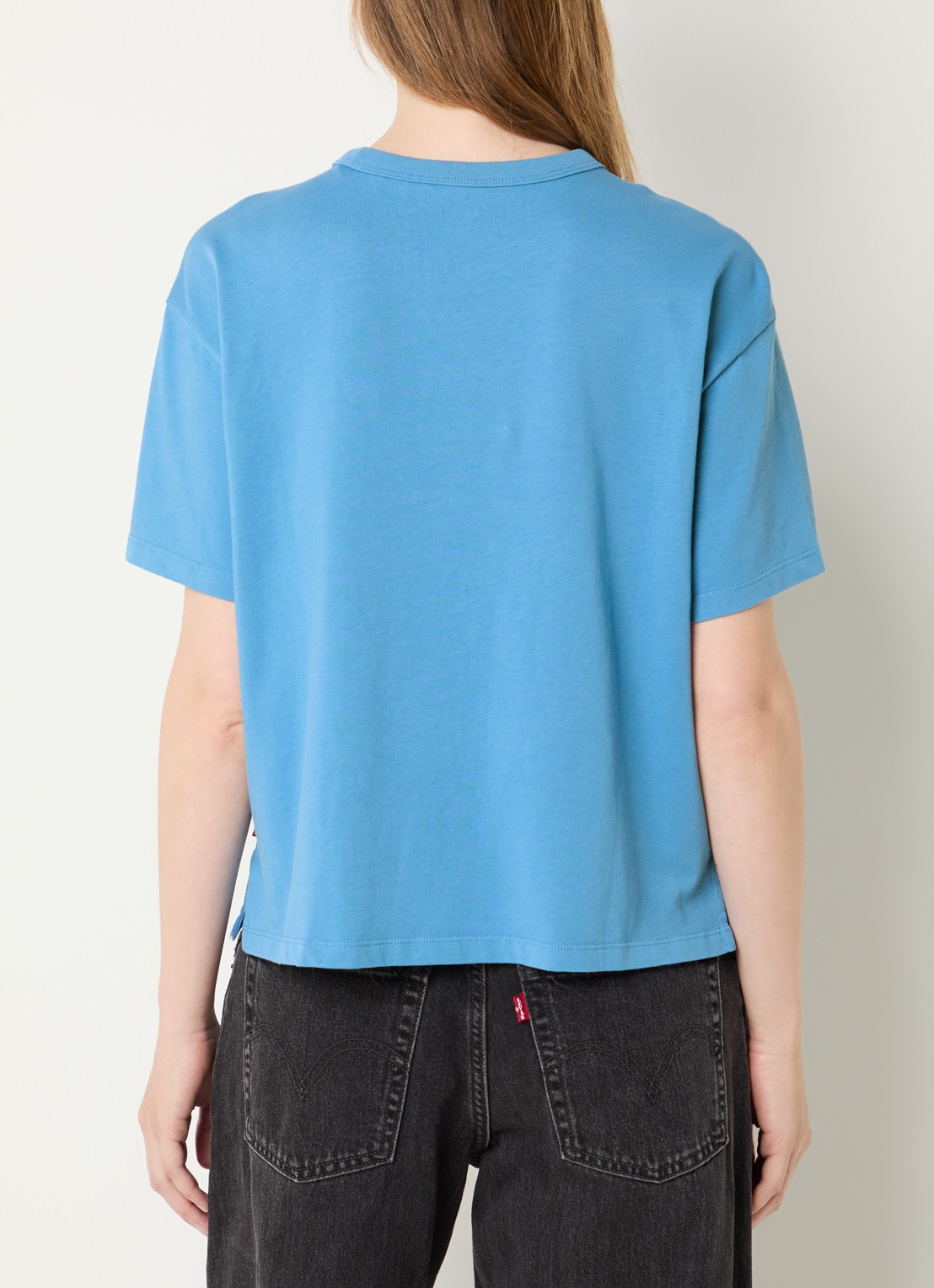Levi's T-shirt met print - achterkant 4 blauw