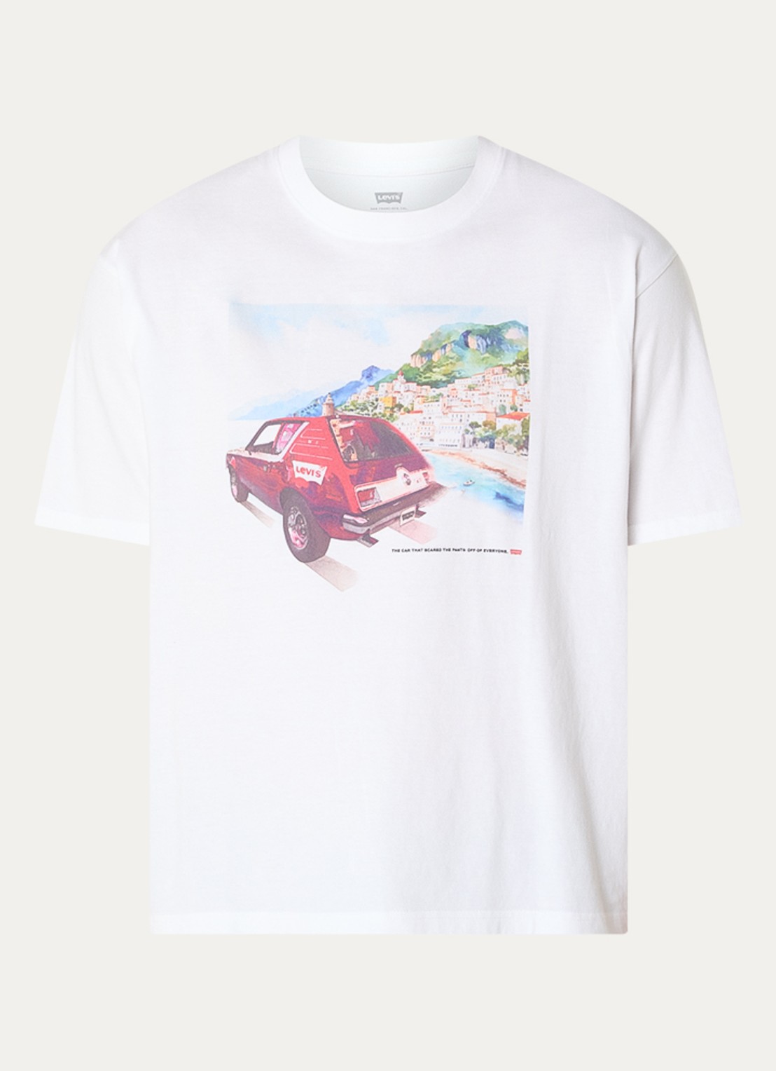 Levi's T-shirt met print - voorkant 3 wit