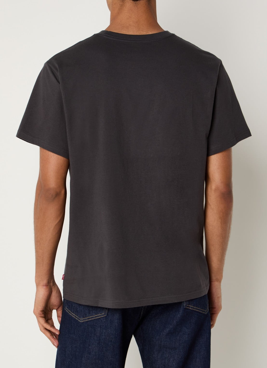 Levi's T-shirt met print - achterkant 4 antraciet