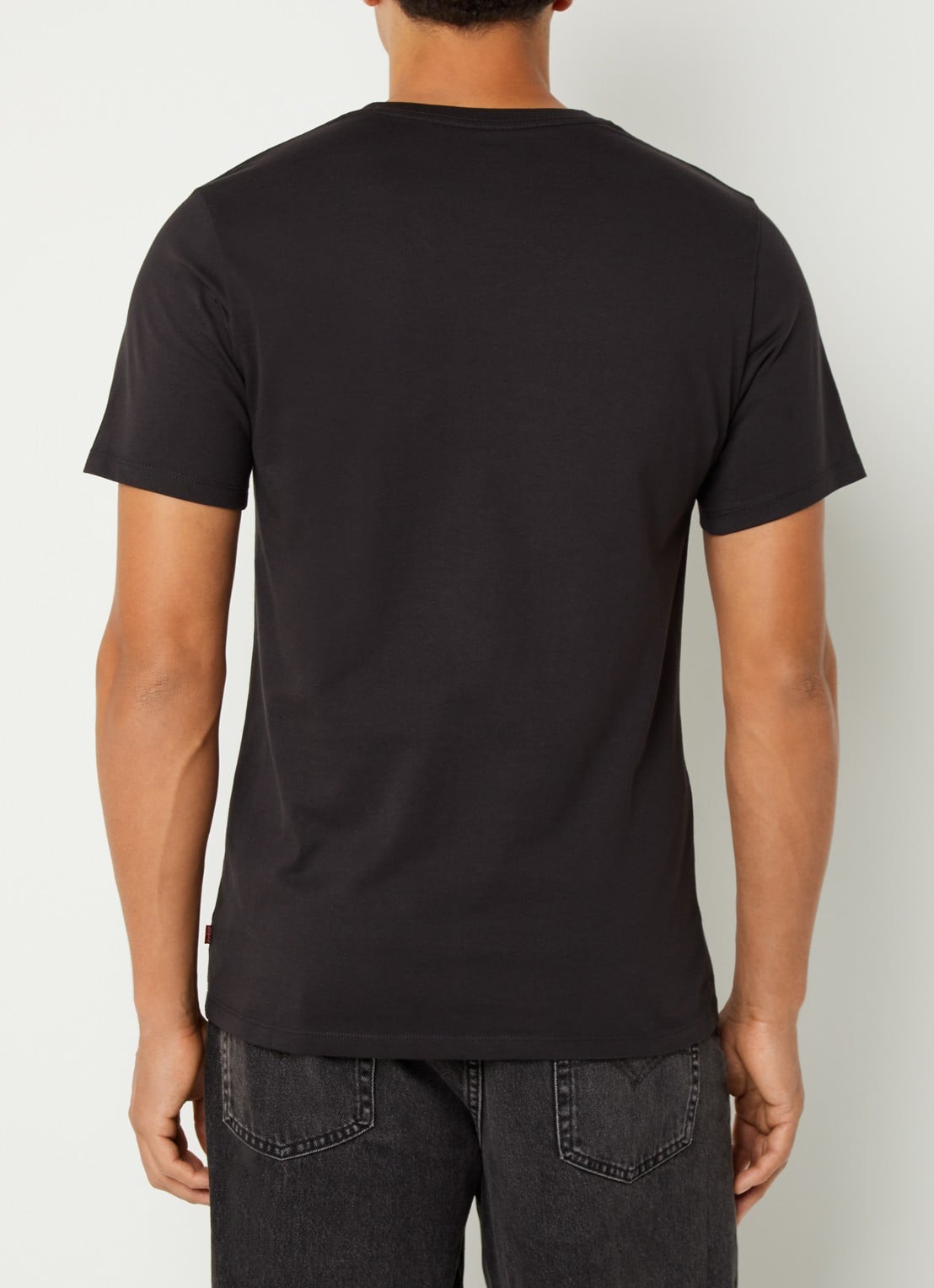 Levi's T-shirt met print - achterkant zwart