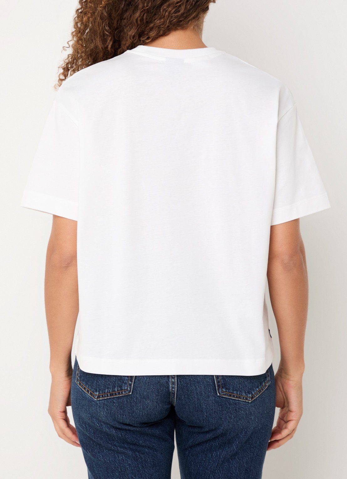 Levi's T-shirt met ronde hals - achterkant 3 beige