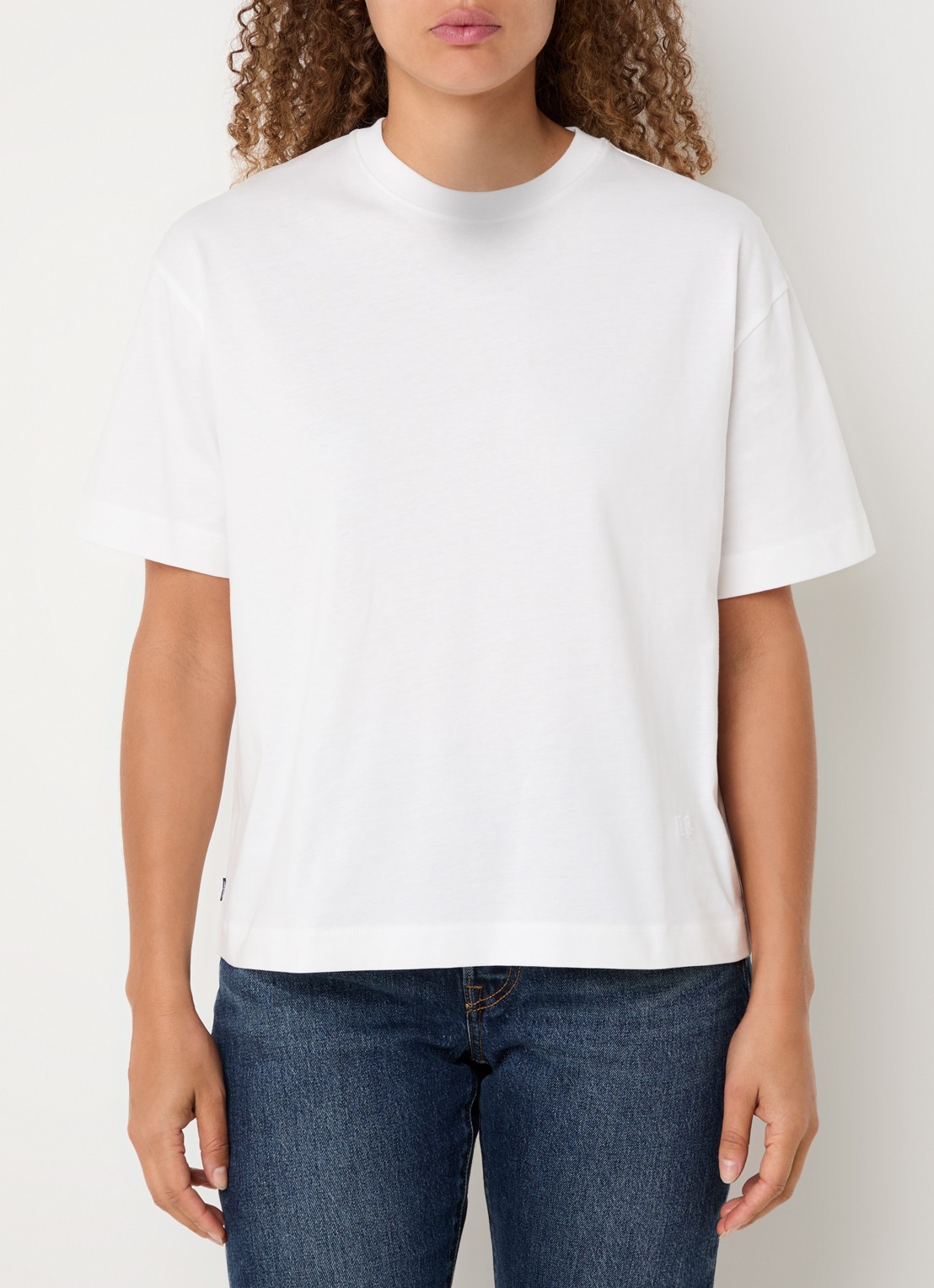 Levi's T-shirt met ronde hals - detail 4 beige