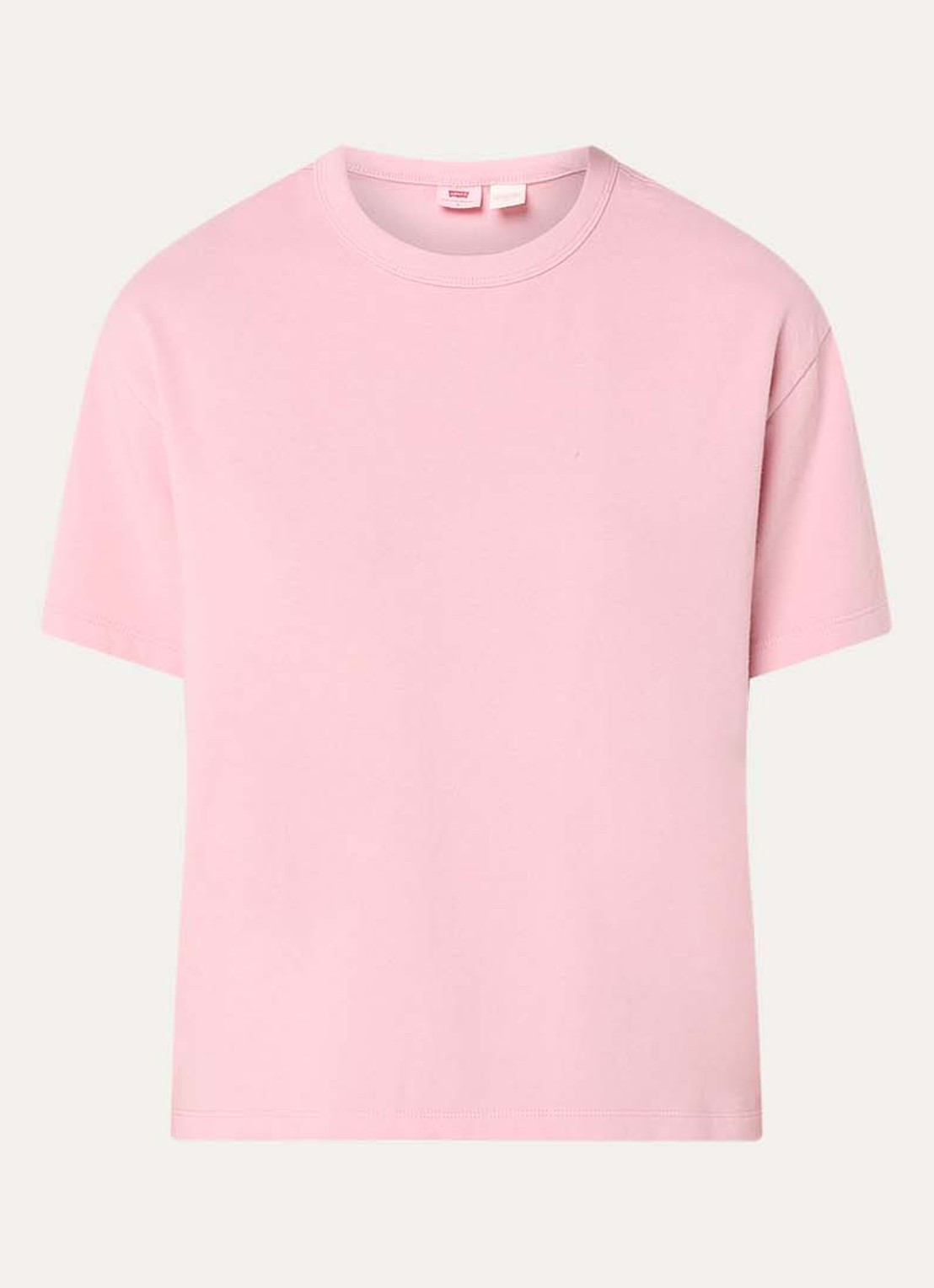 Levi's T-shirt met ronde hals - voorkant 2 lichtroze