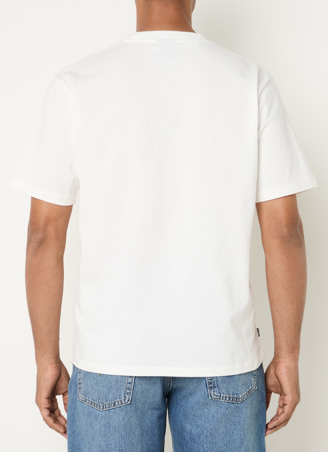 Levi's T-shirt met ronde hals - achterkant 3 gebroken wit