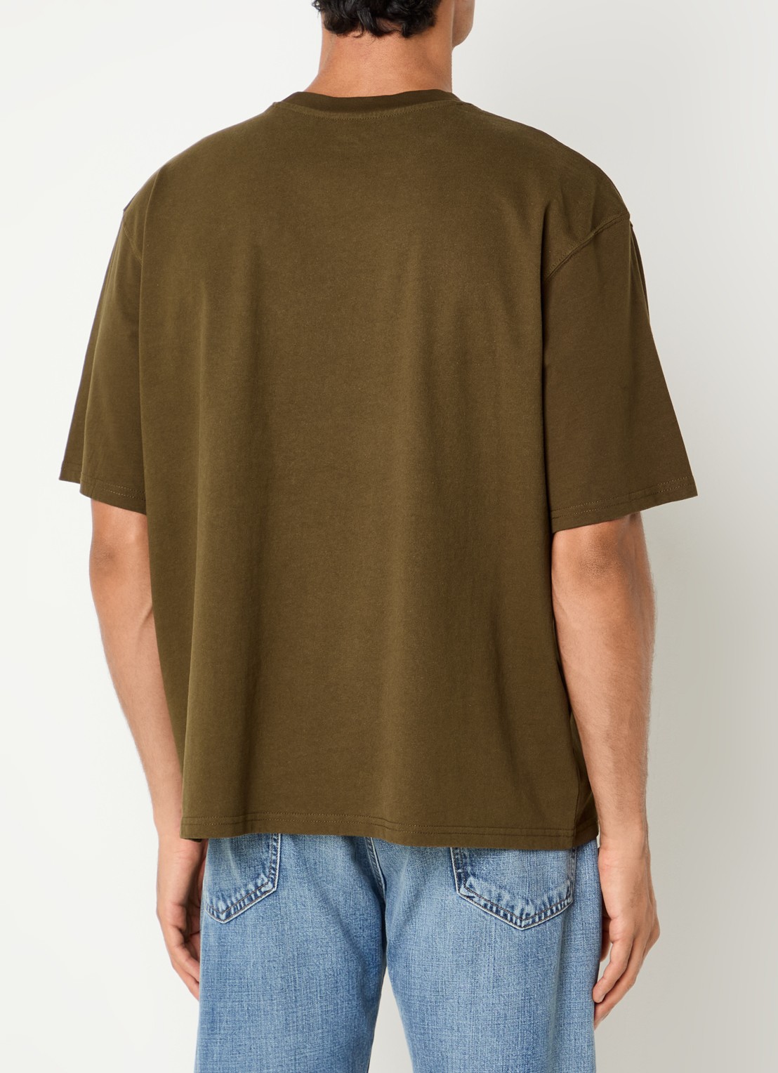 Levi's T-shirt met ronde hals - achterkant 4 bruin
