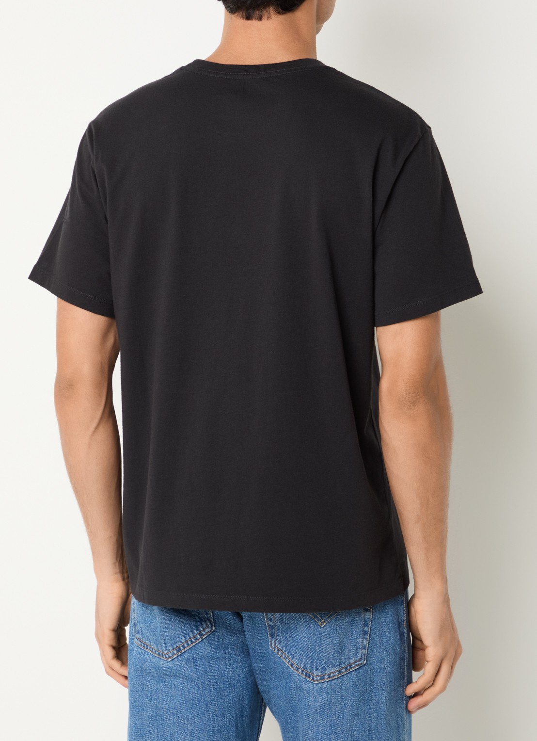 Levi's T-shirt met stretch - achterkant 2 zwart