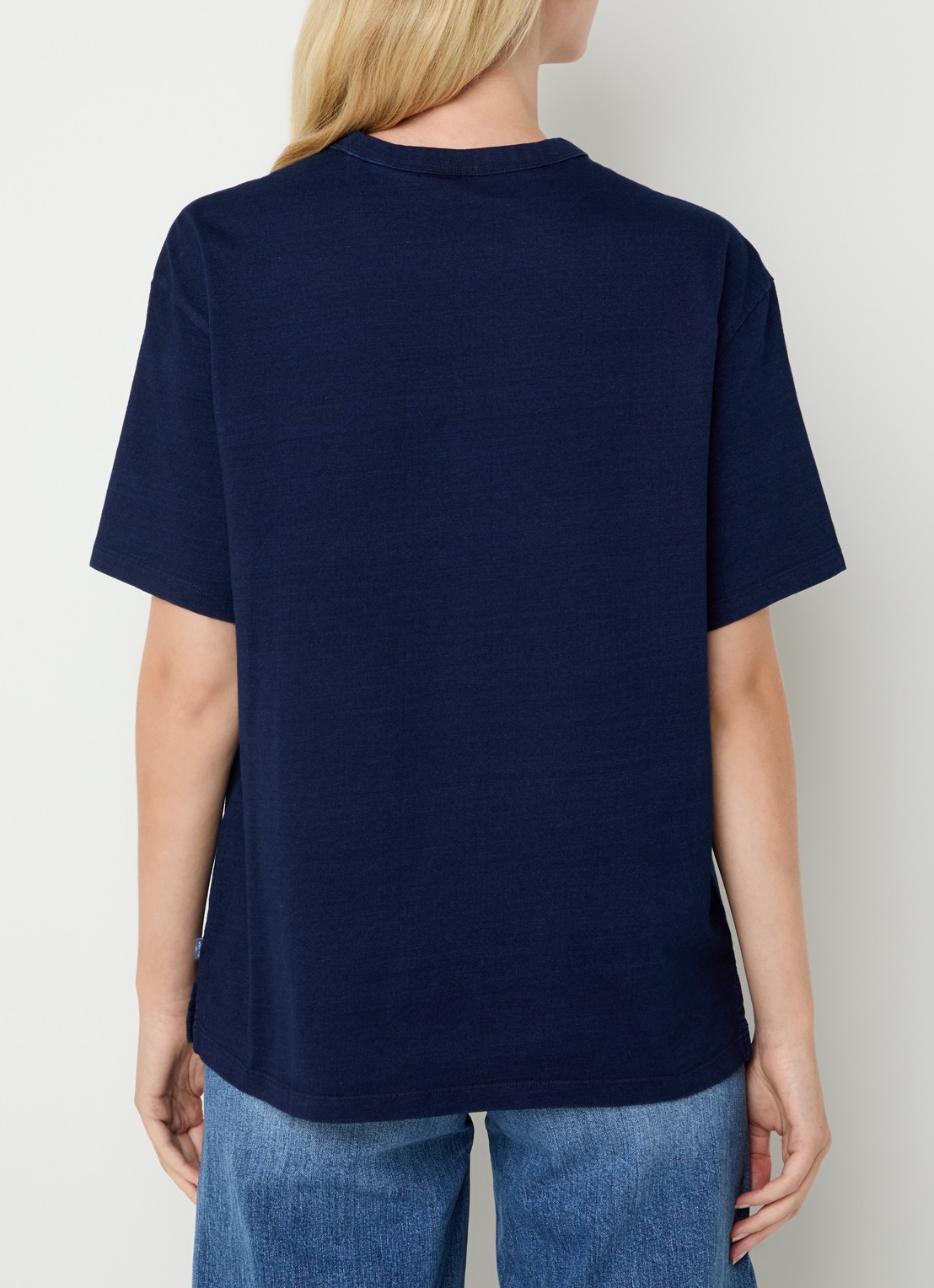 Levi's Tabor T-shirt met logoborduring - achterkant 4 donkerblauw