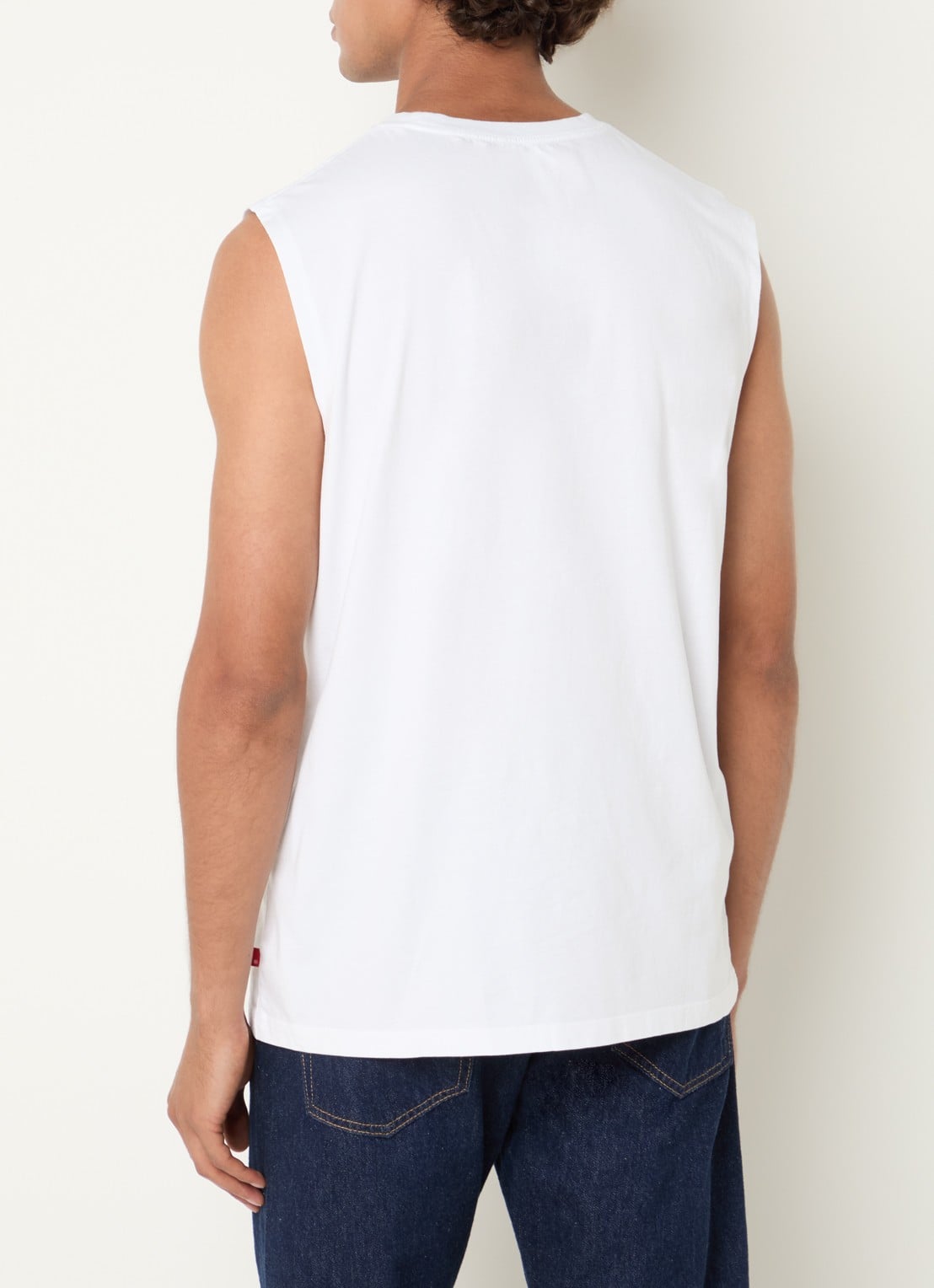 Levi's Tanktop met print - achterkant 3 wit