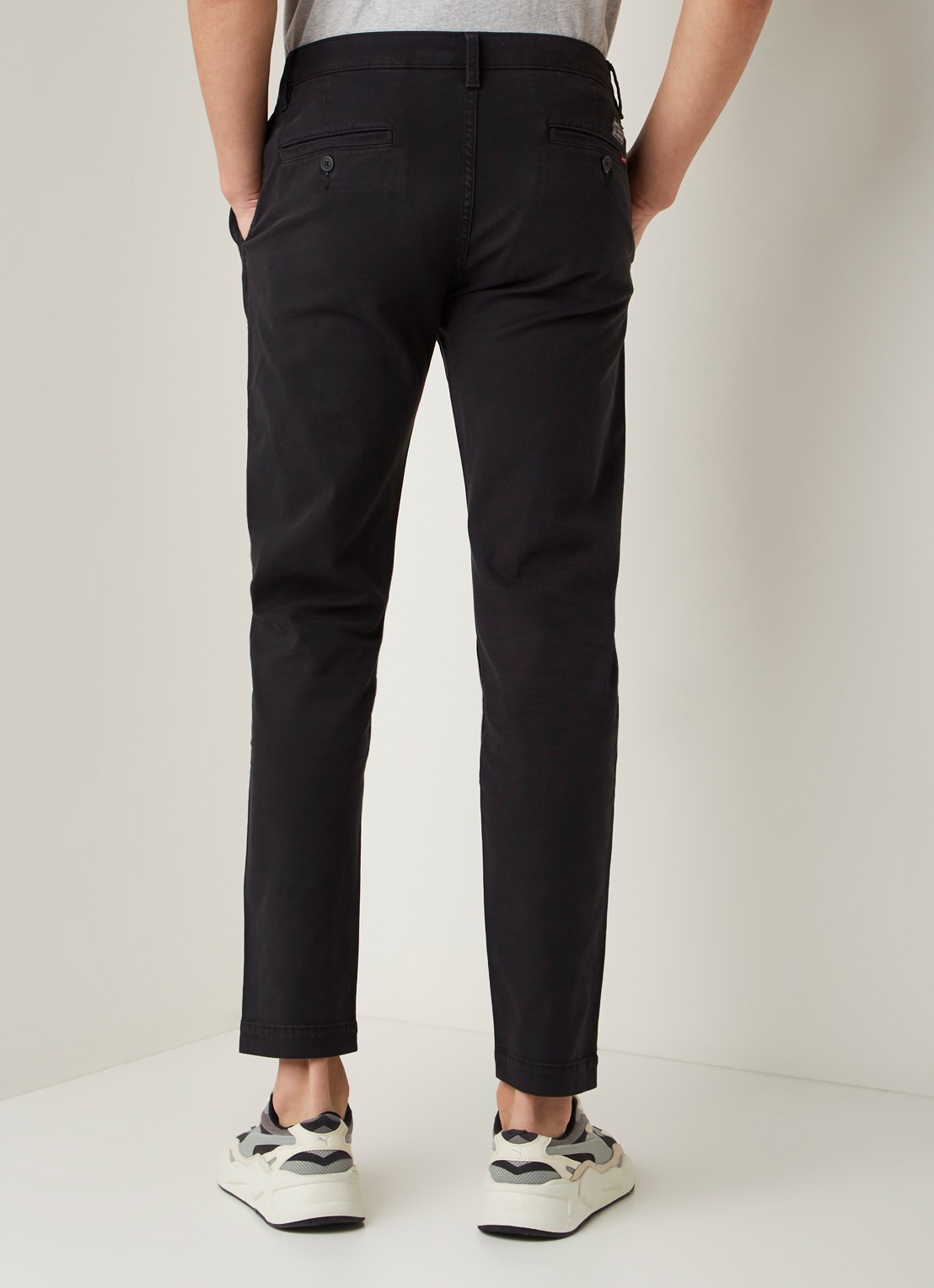 Levi's Taper chino met stretch - achterkant 3 zwart