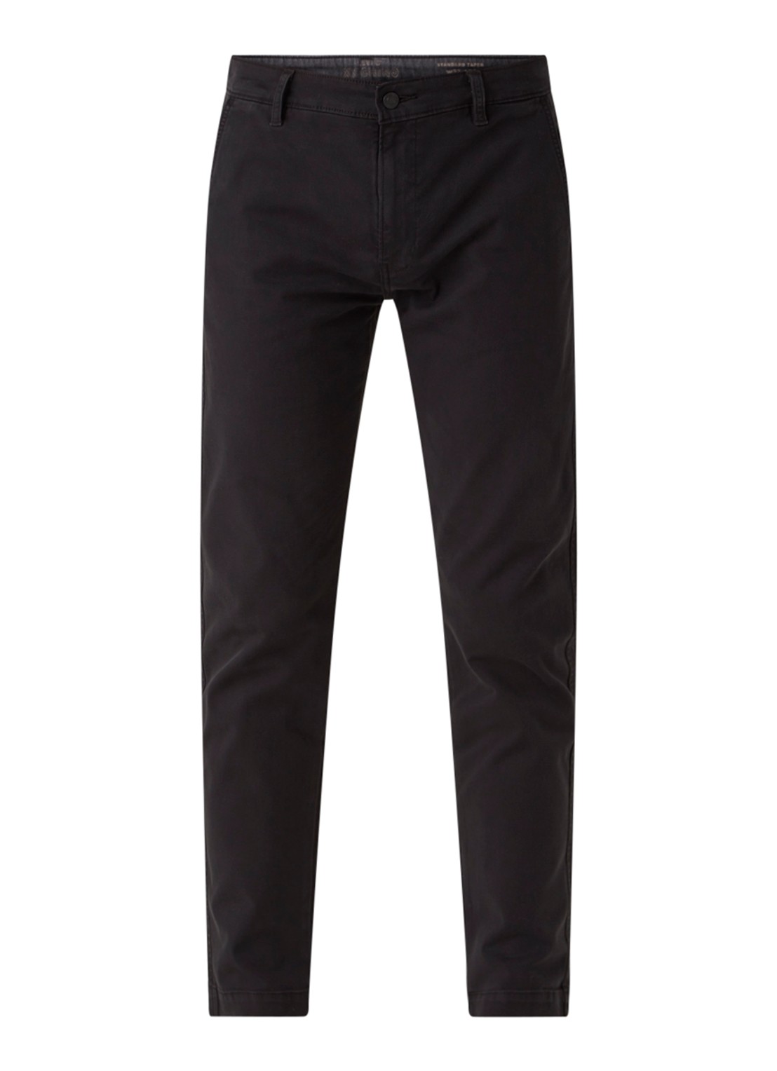 Levi's Taper chino met stretch - voorkant 4 zwart