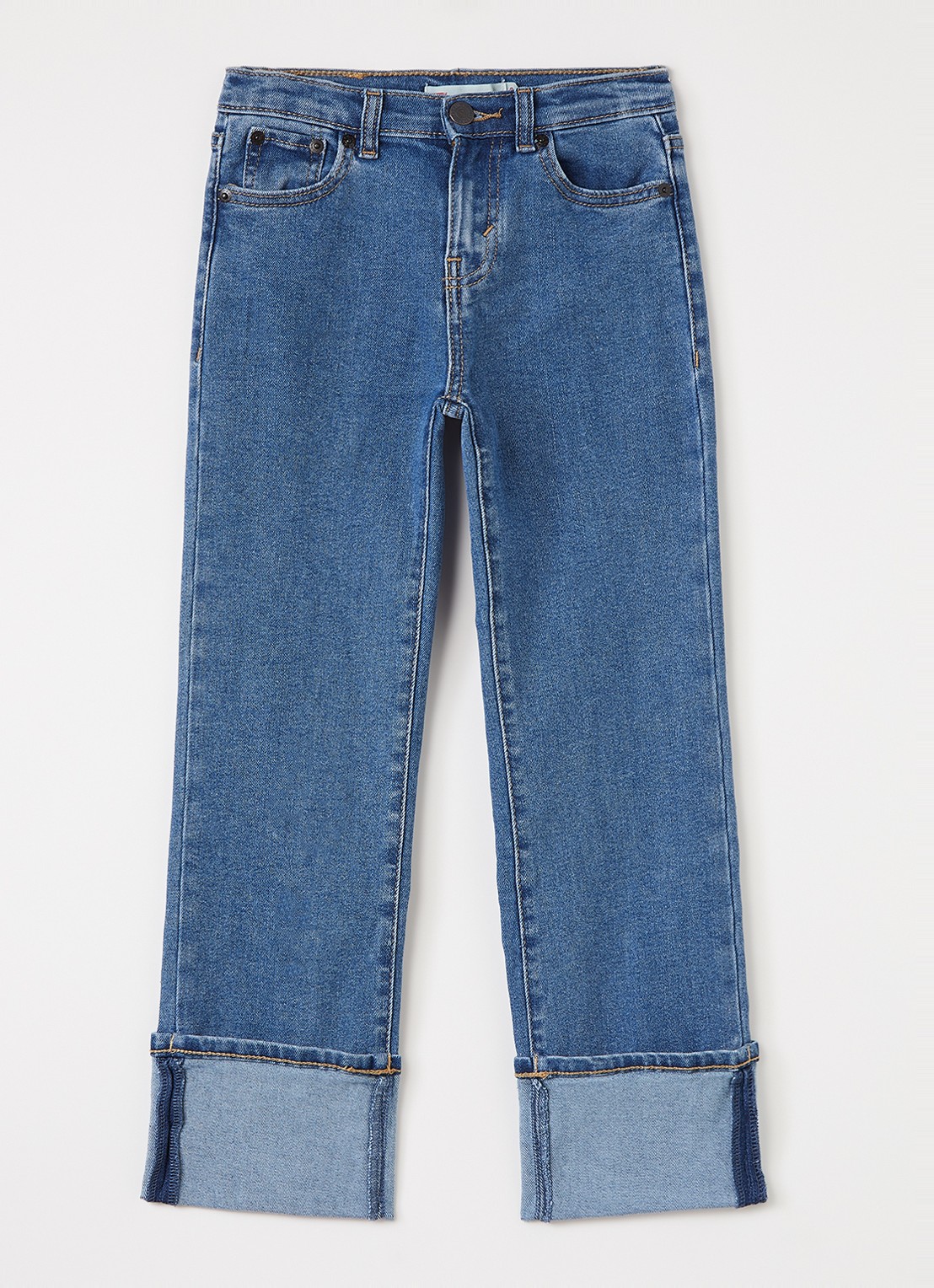 Levi's Tapered jeans met medium wassing - voorkant 2 indigo