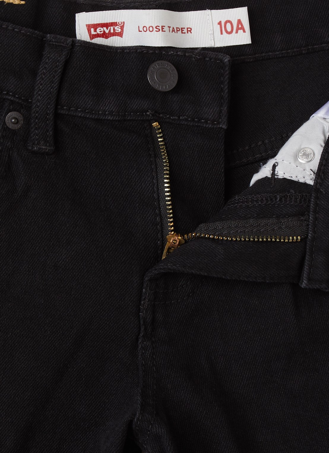 Levi's Tapered loose fit jeans met lichte wassing - detail 3 beige