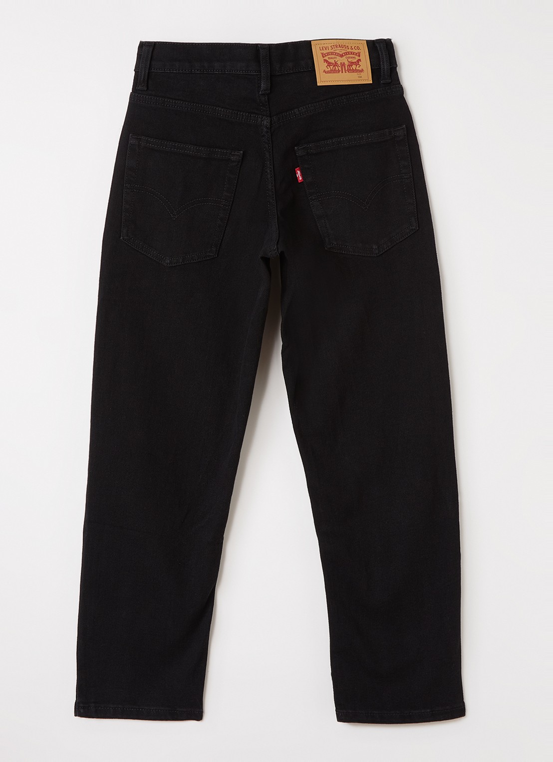 Levi's Tapered loose fit jeans met lichte wassing - voorkant 2 beige