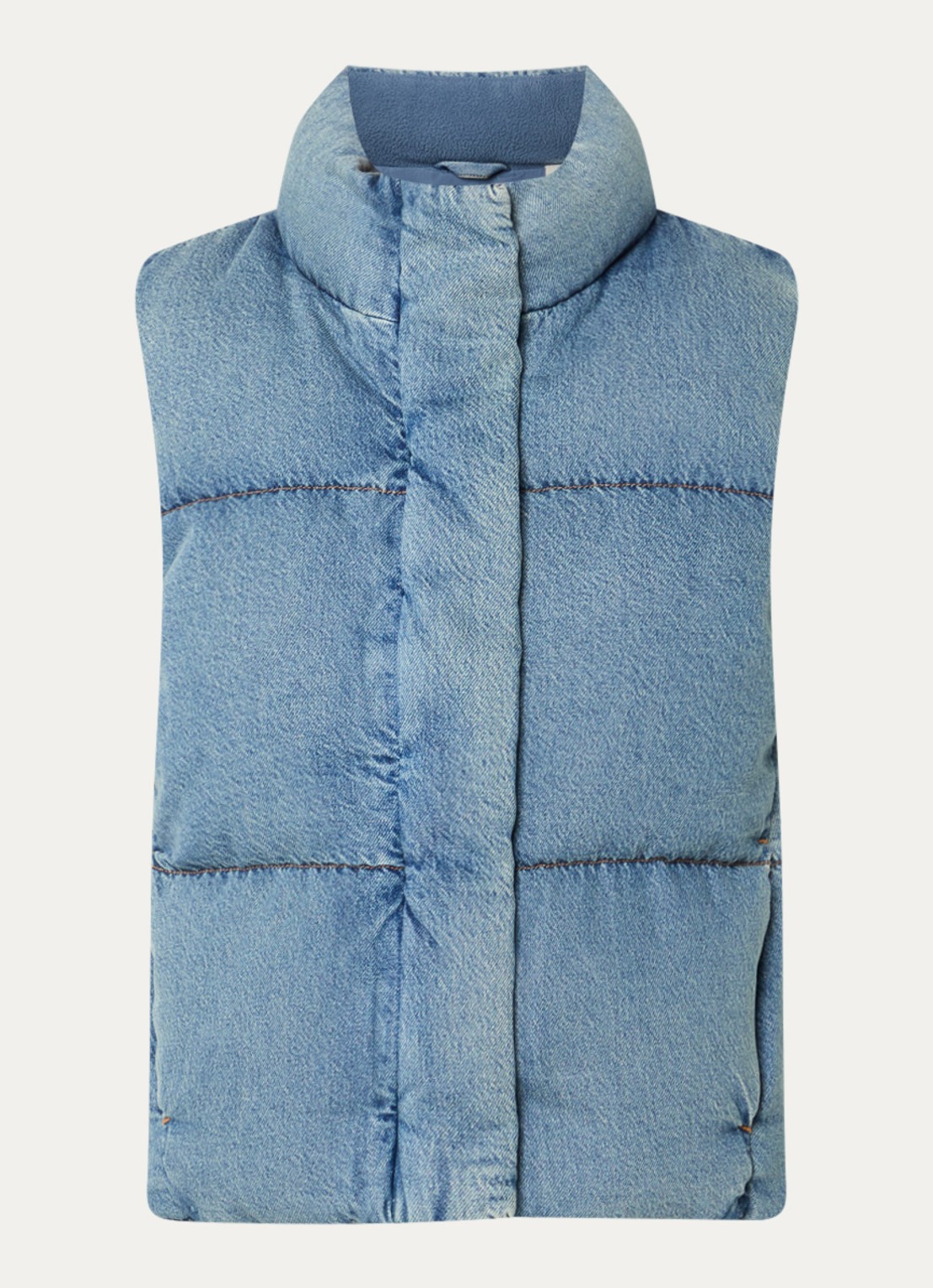 Levi's Tate bodywarmer met steekzakken - voorkant indigo