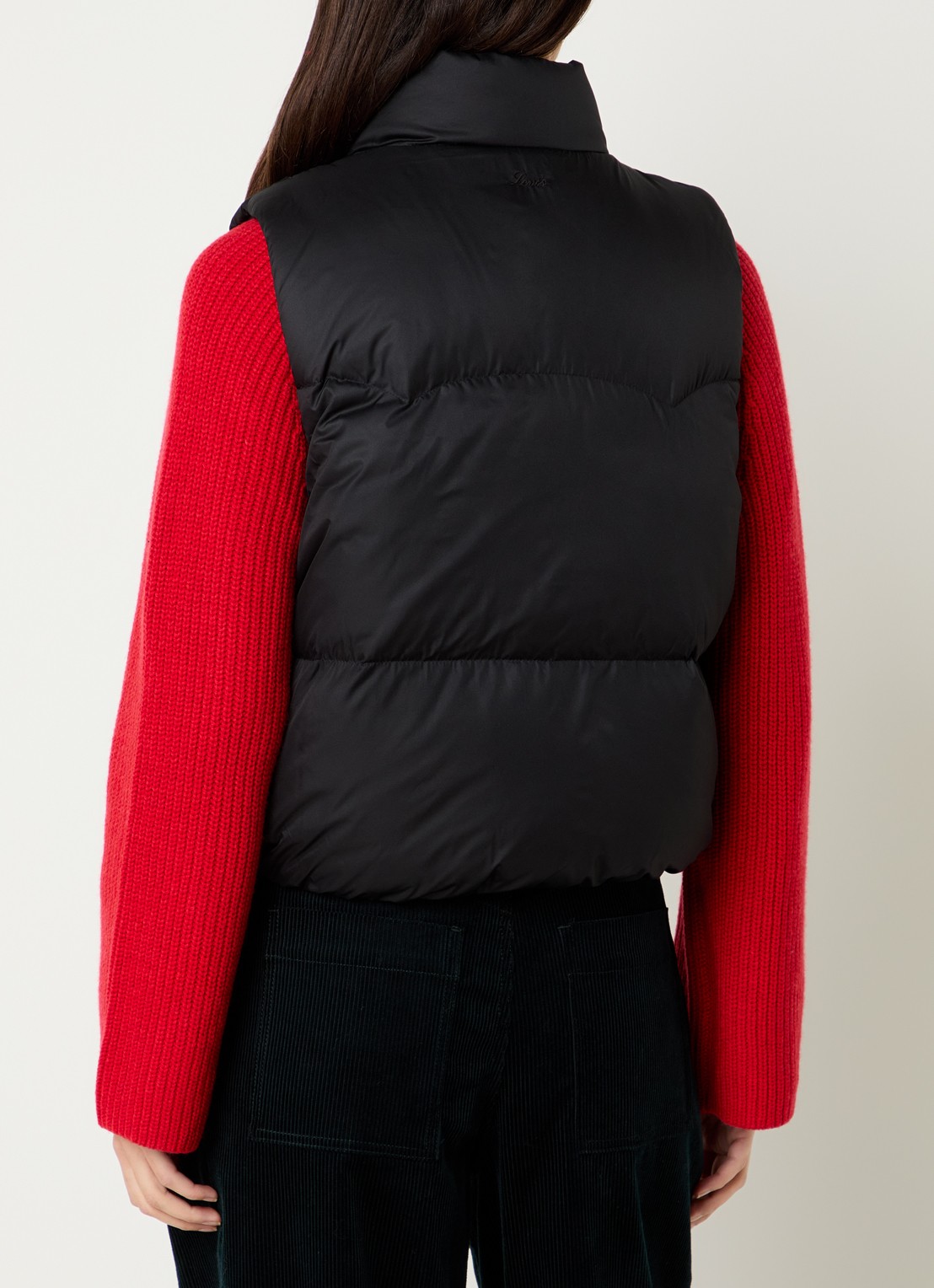 Levi's Tate gewatteerde bodywarmer met donsvulling - achterkant 4 zwart