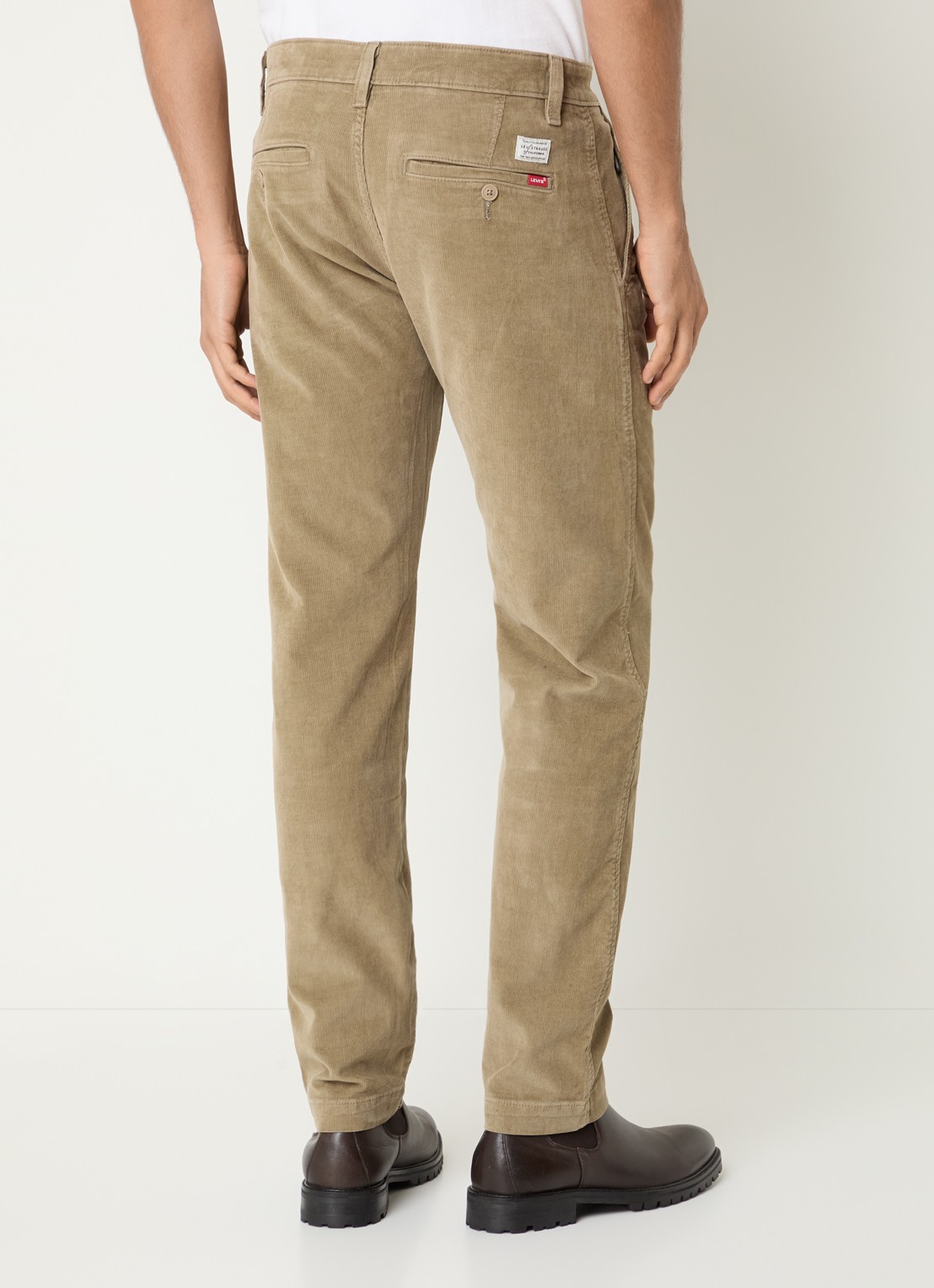Levi's Timber straight fit chino met steekzakken - achterkant 3 khaki