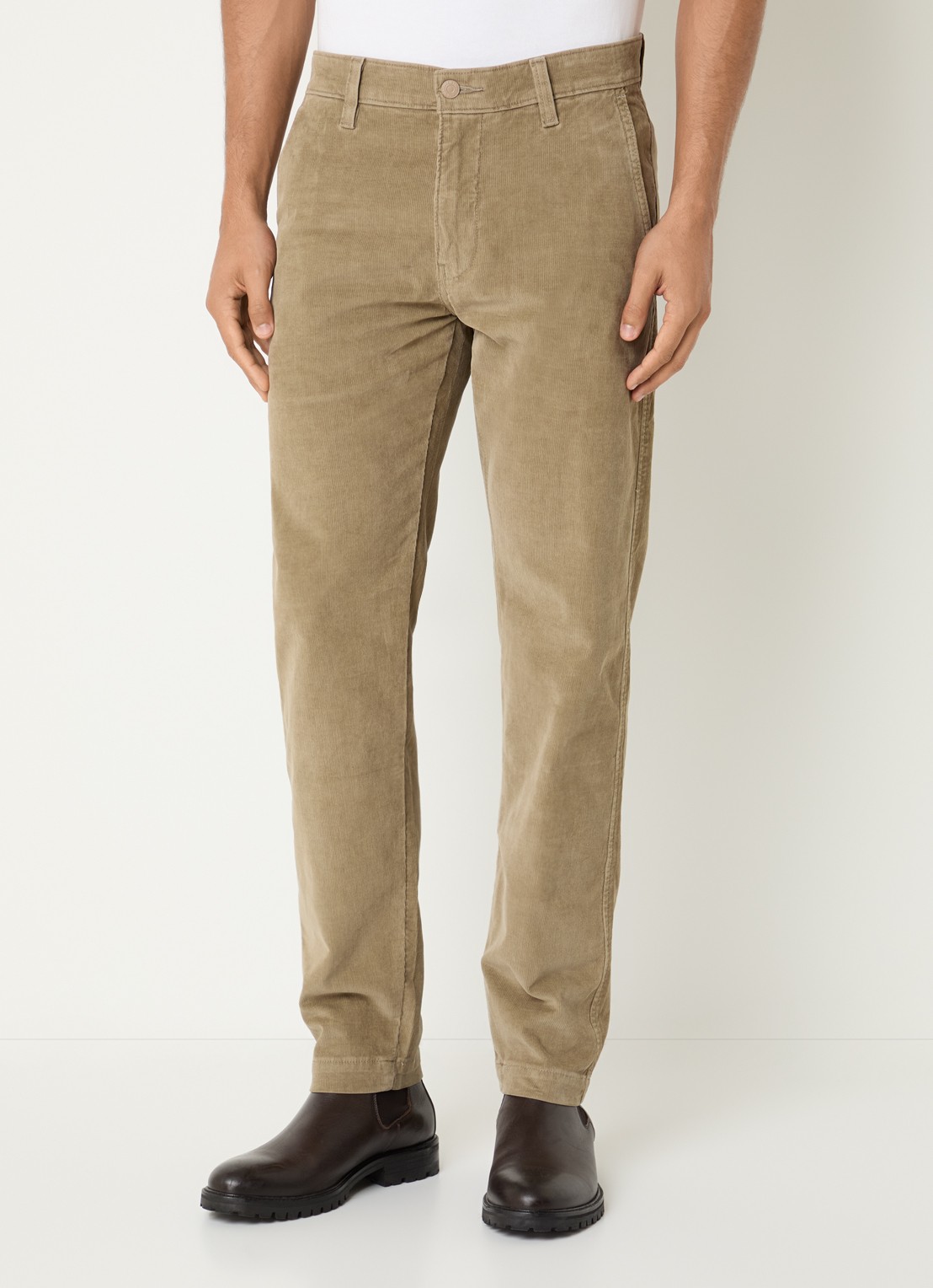 Levi's Timber straight fit chino met steekzakken - detail khaki