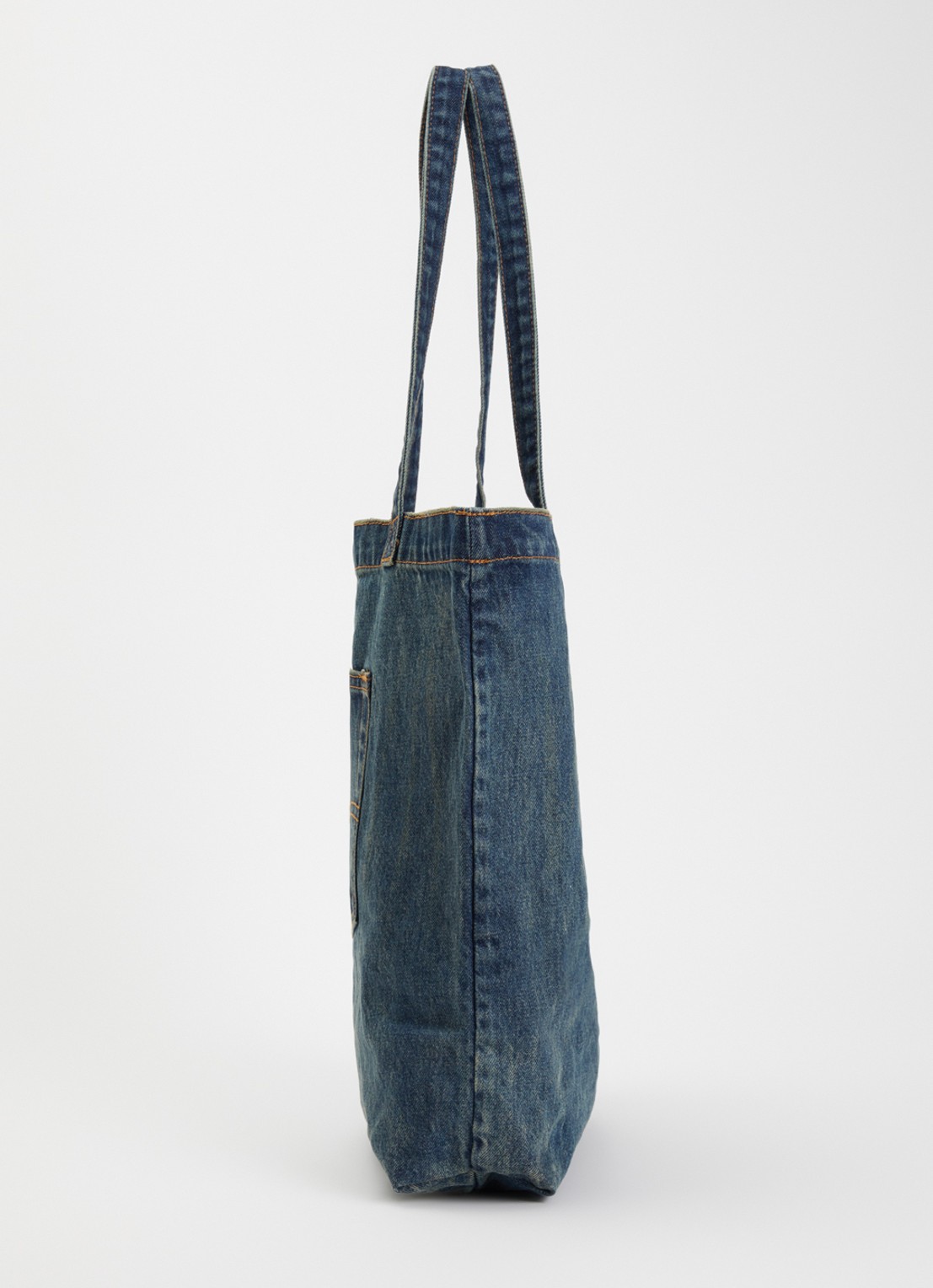 Levi's Tote schoudertas van denim - detail 3 donkerblauw