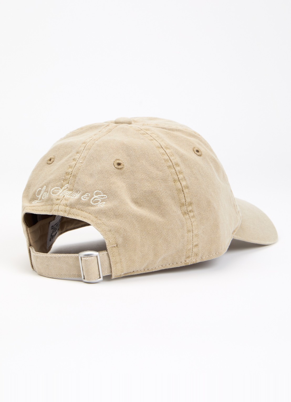 Levi's Varsity pet met logoborduring  - detail 2 taupe