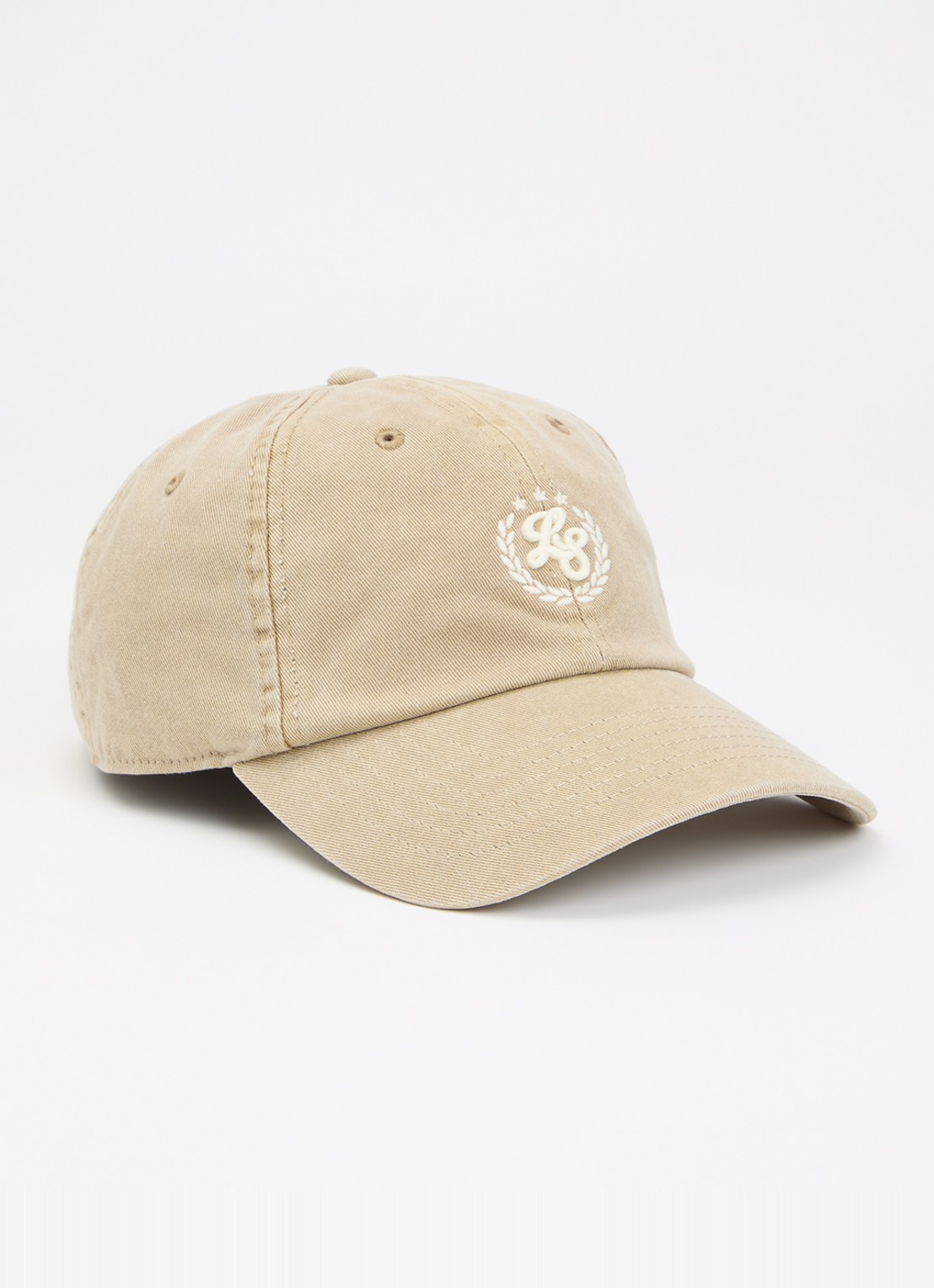 Levi's Varsity pet met logoborduring  - voorkant taupe