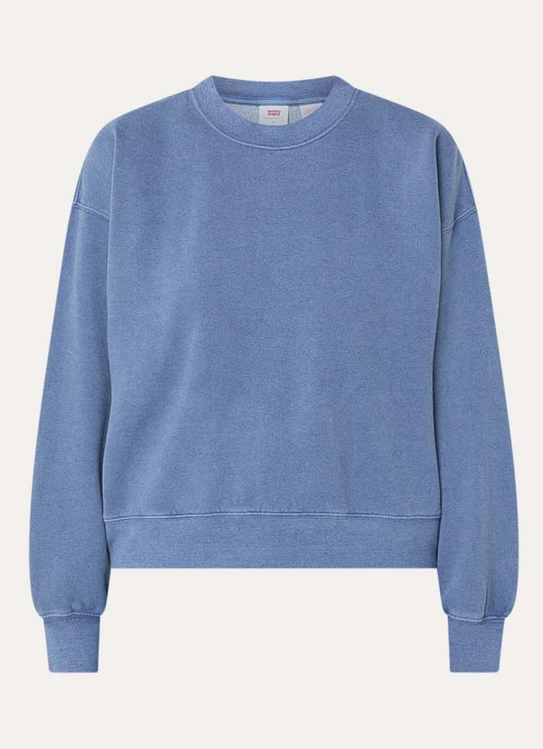 Levi's Vintage Boxy sweater met ronde hals - voorkant blauw