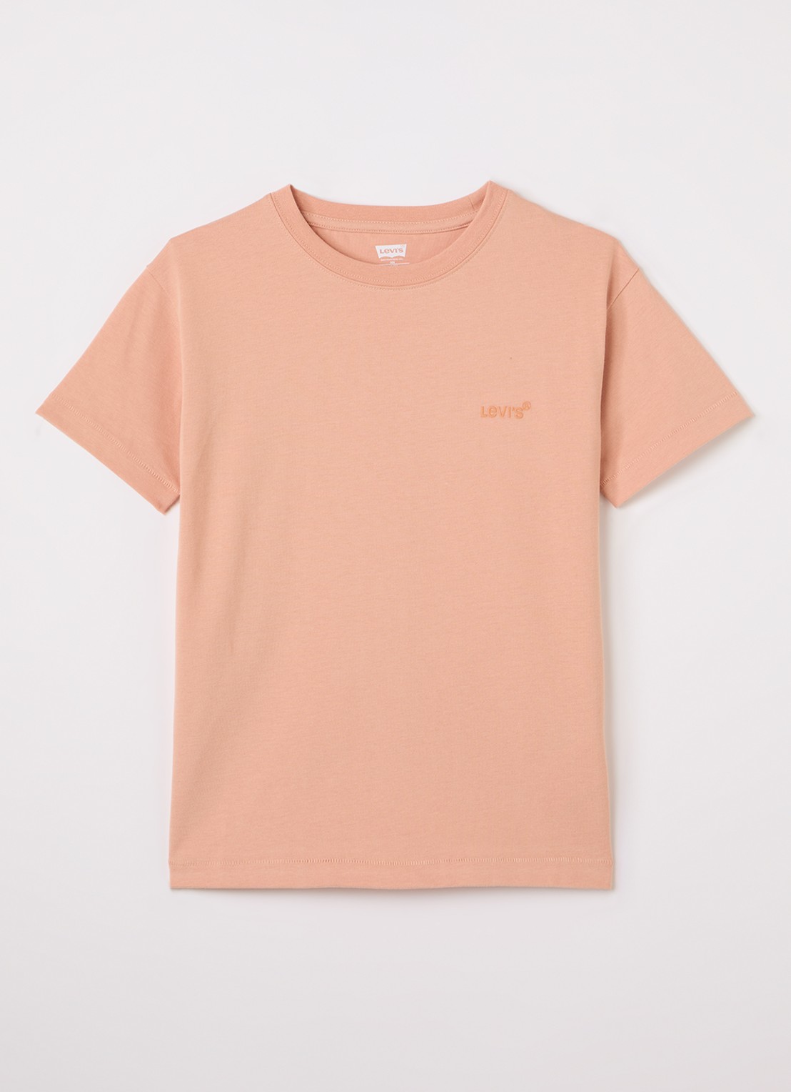 Levi's Vintage T-shirt met logoborduring - voorkant oranje