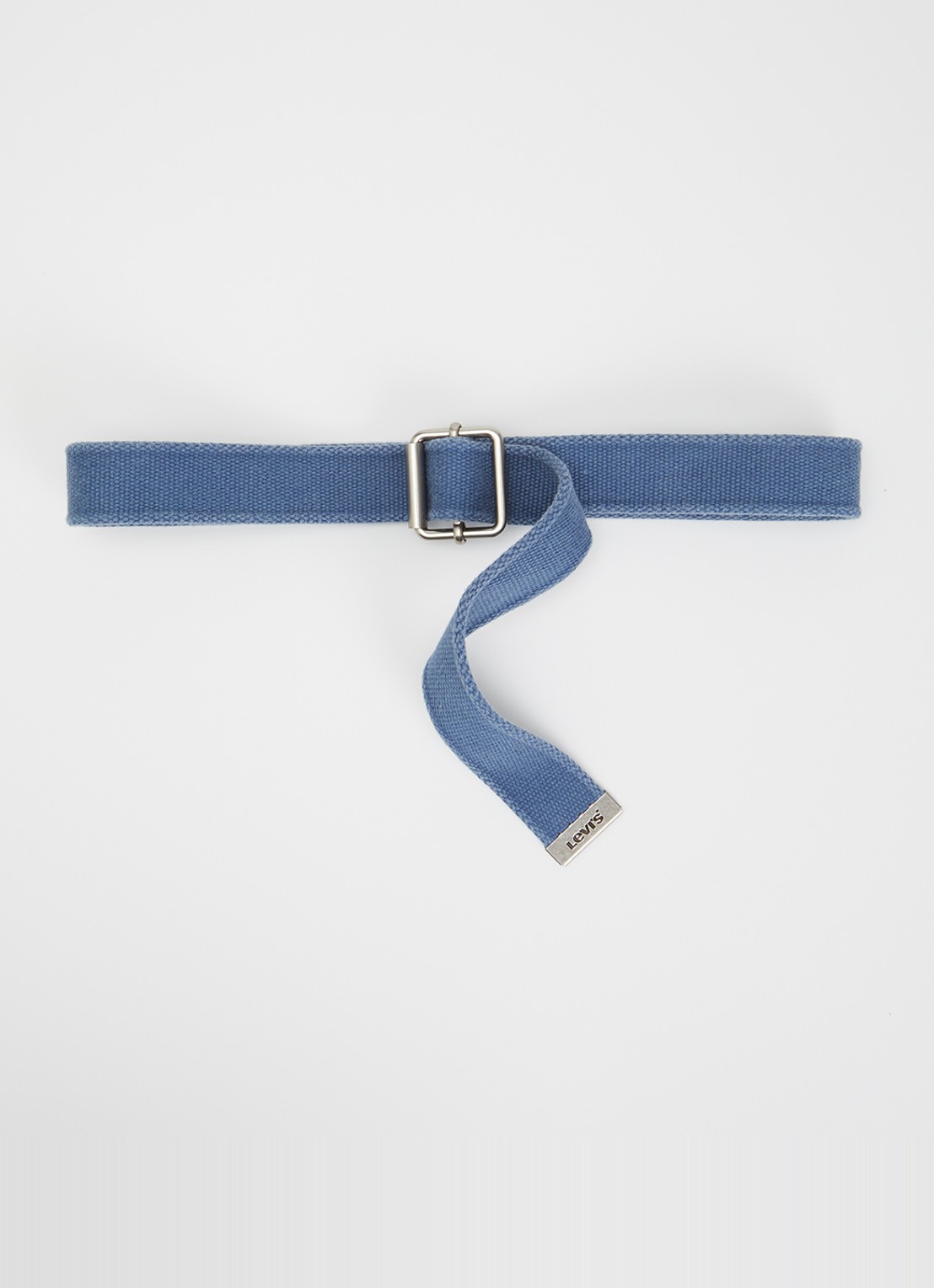 Levi's Washed Down Web riem - voorkant petrol