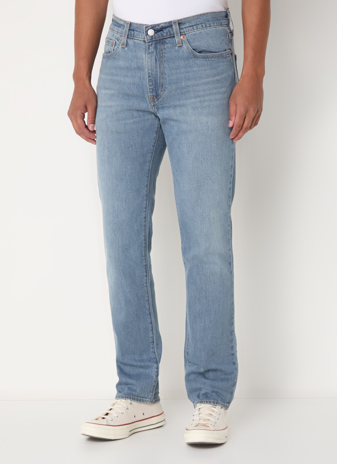 Levi's Why Not slim fit jeans met medium wassing - detail 3 indigo