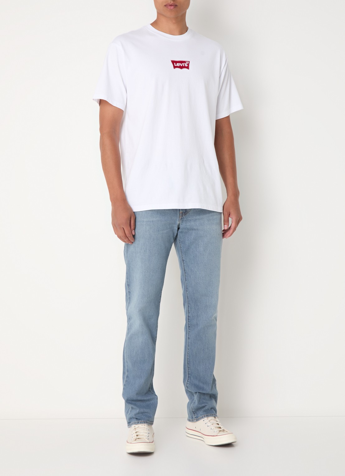 Levi's Why Not slim fit jeans met medium wassing - voorkant 2 indigo