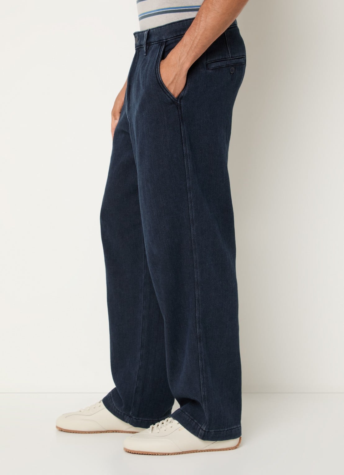 Levi's Wide fit chino met steekzakken - detail 4 indigo