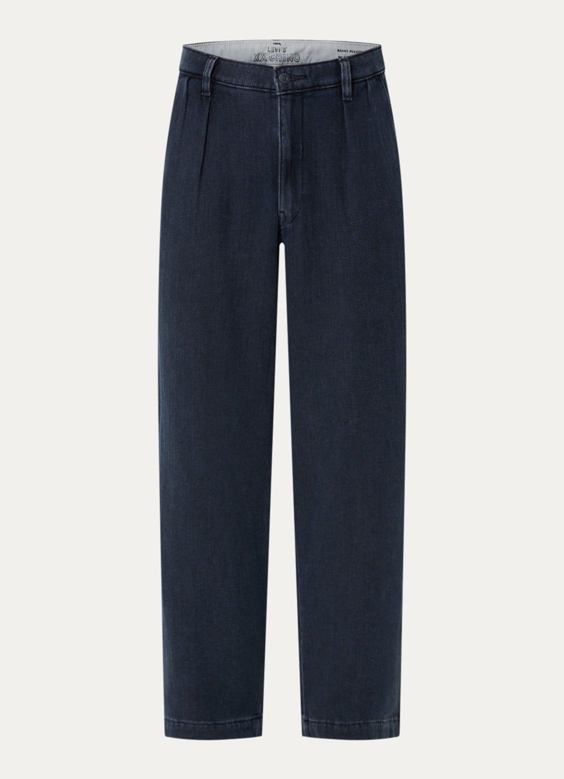 Levi's Wide fit chino met steekzakken - voorkant indigo