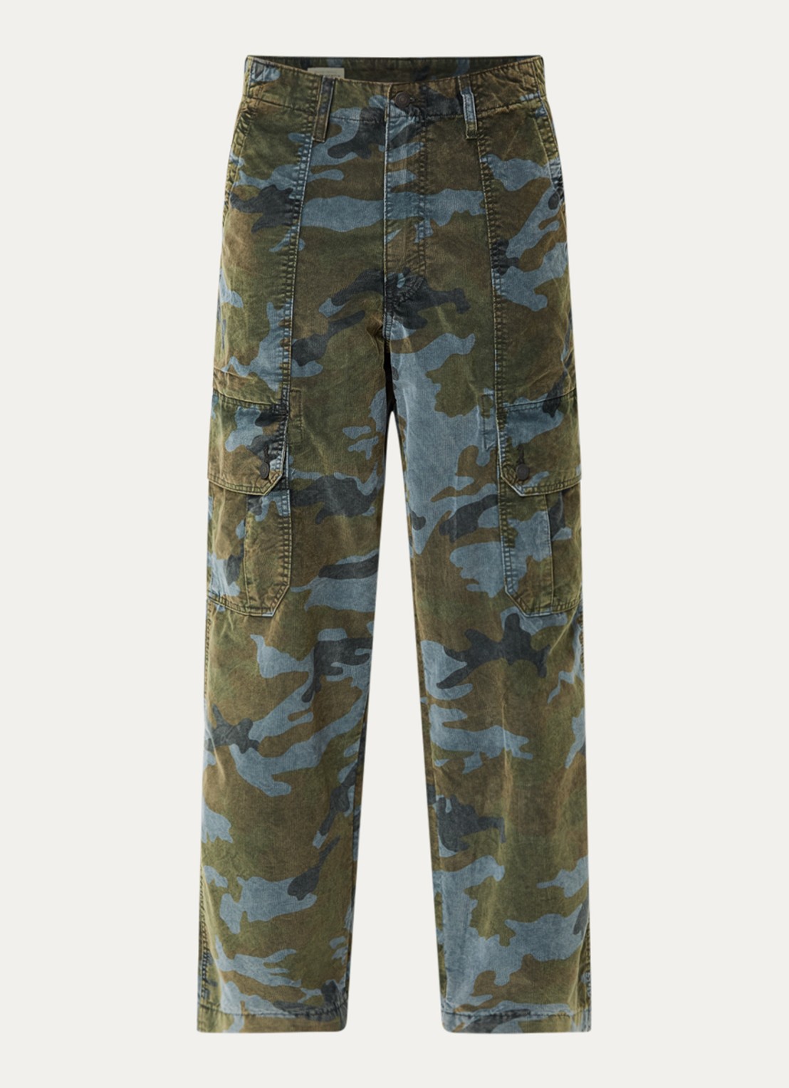 Levi's Wide fit jeans met gekleurde wassing - voorkant 4 mosgroen
