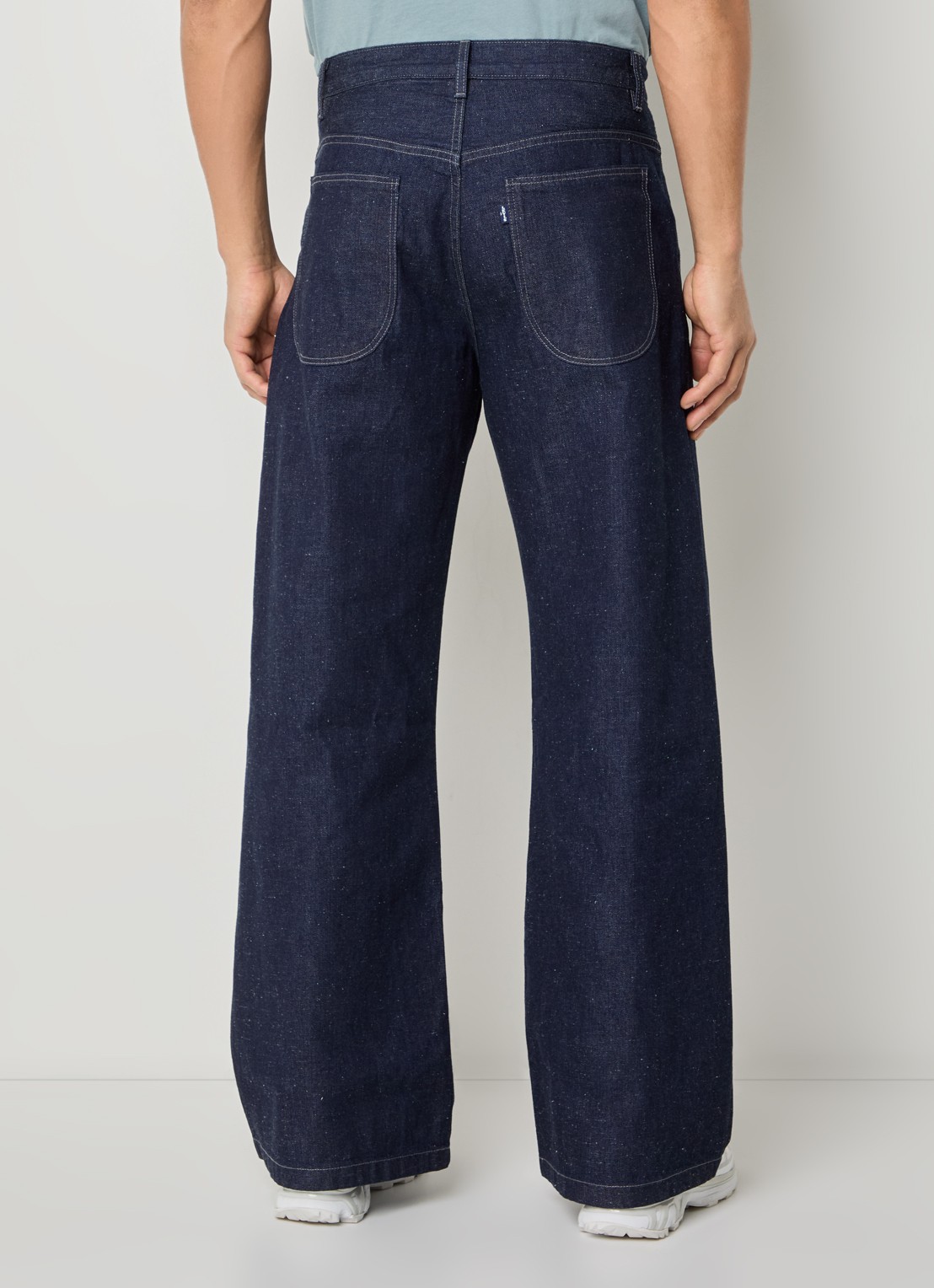 Levi's Wide leg jeans met donkere wassing - achterkant indigo