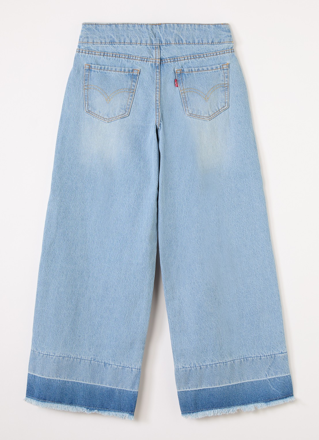 Levi's Wide leg jeans met medium wassing - voorkant 3 indigo