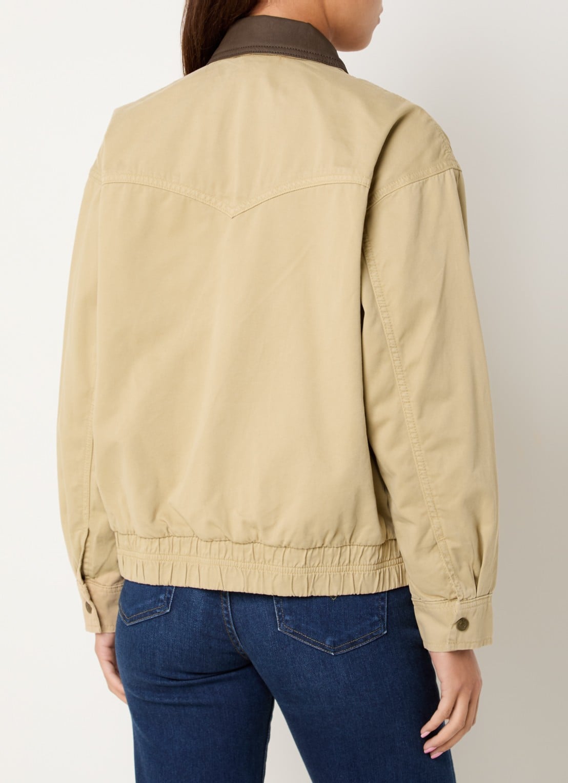 Levi's Winnie Western barn jack - achterkant beige