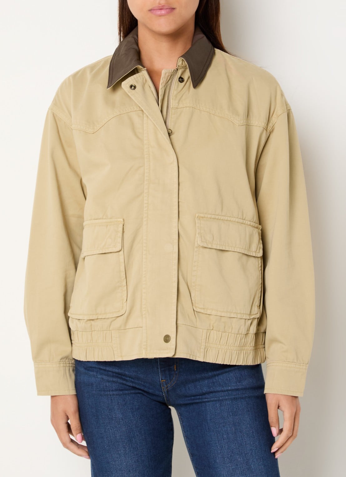 Levi's Winnie Western barn jack - detail 2 beige