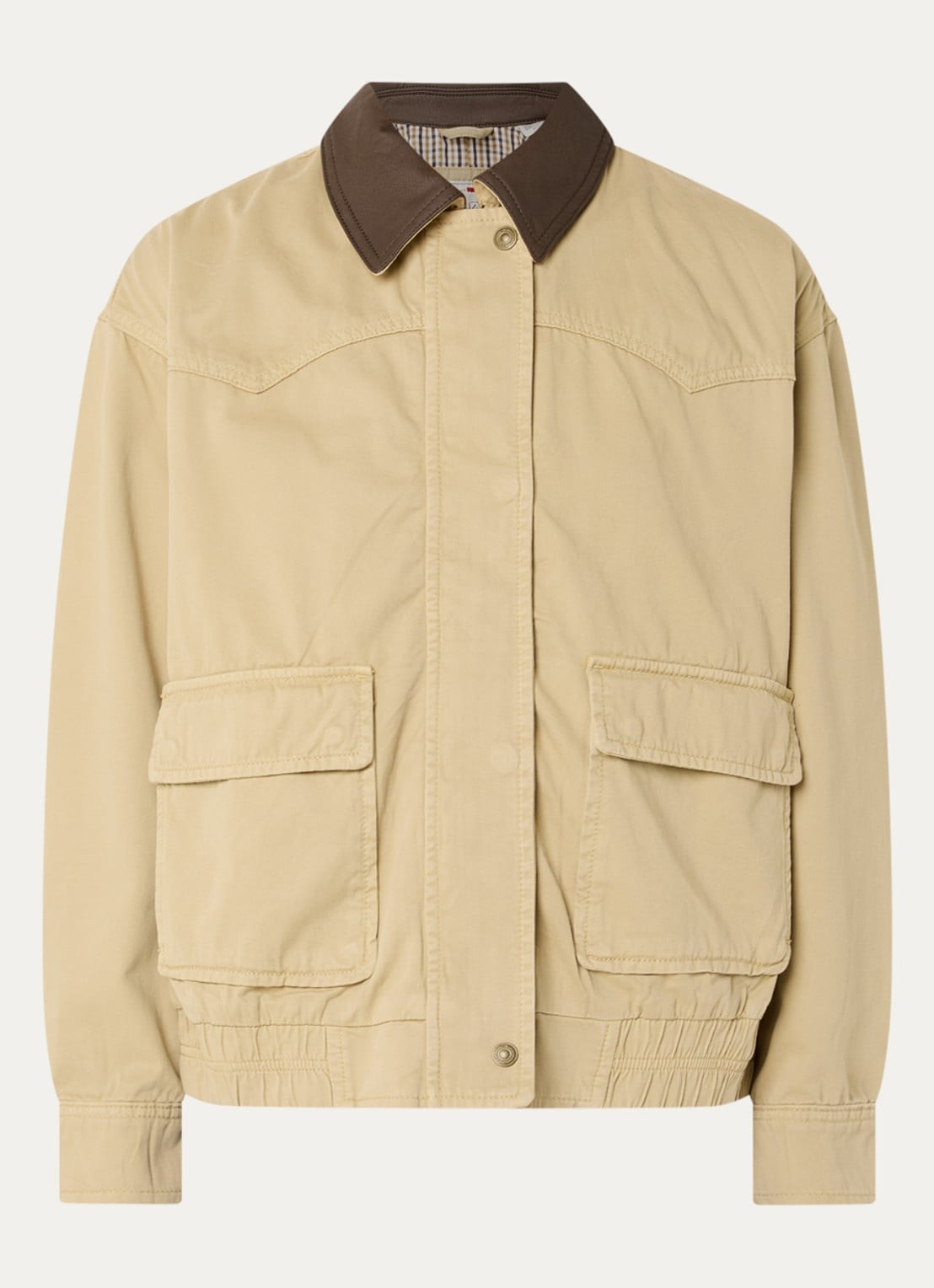 Levi's Winnie Western barn jack - voorkant 3 beige