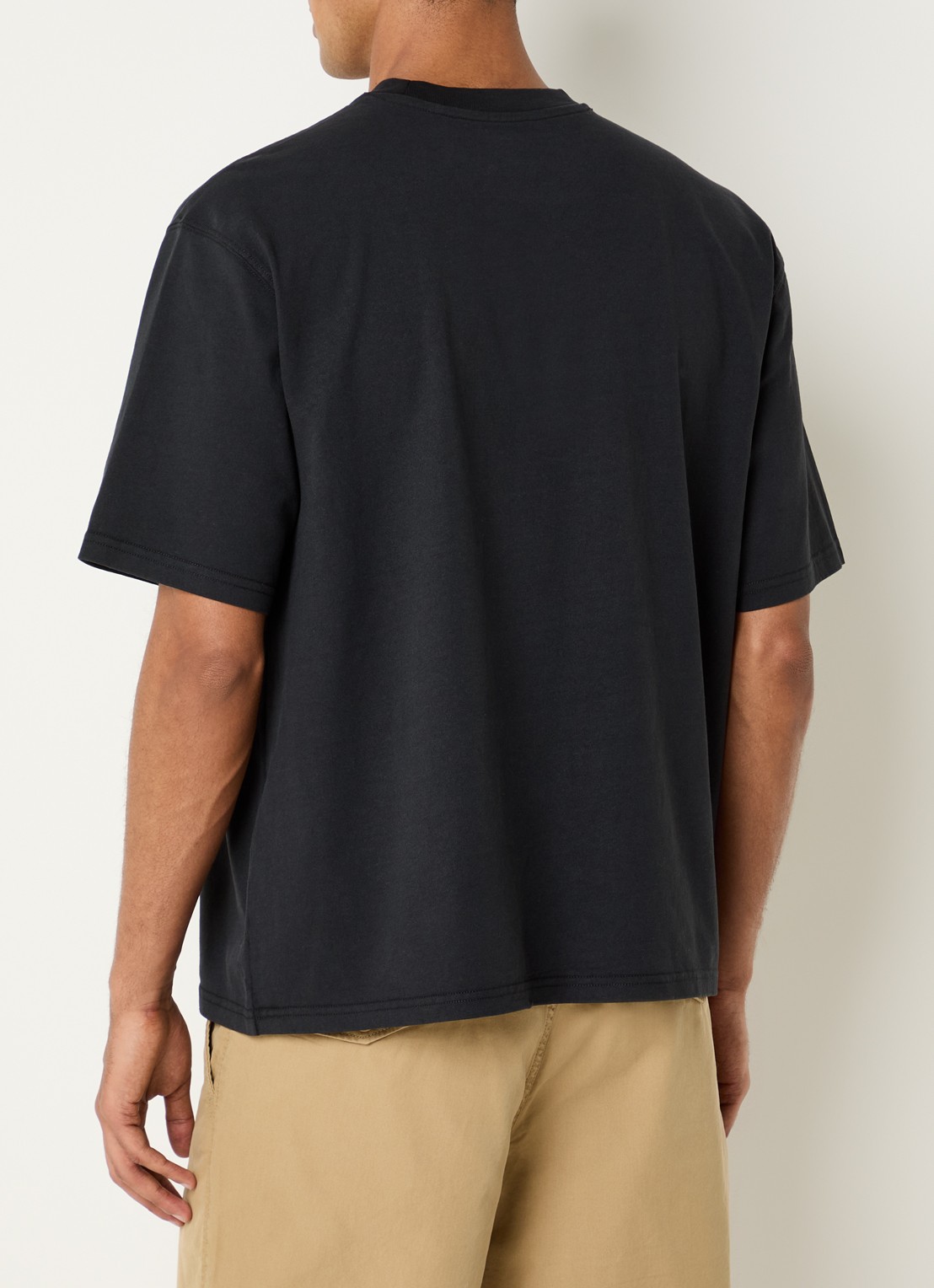 Levi's Workwear T-shirt met borstzak - achterkant 4 zwart