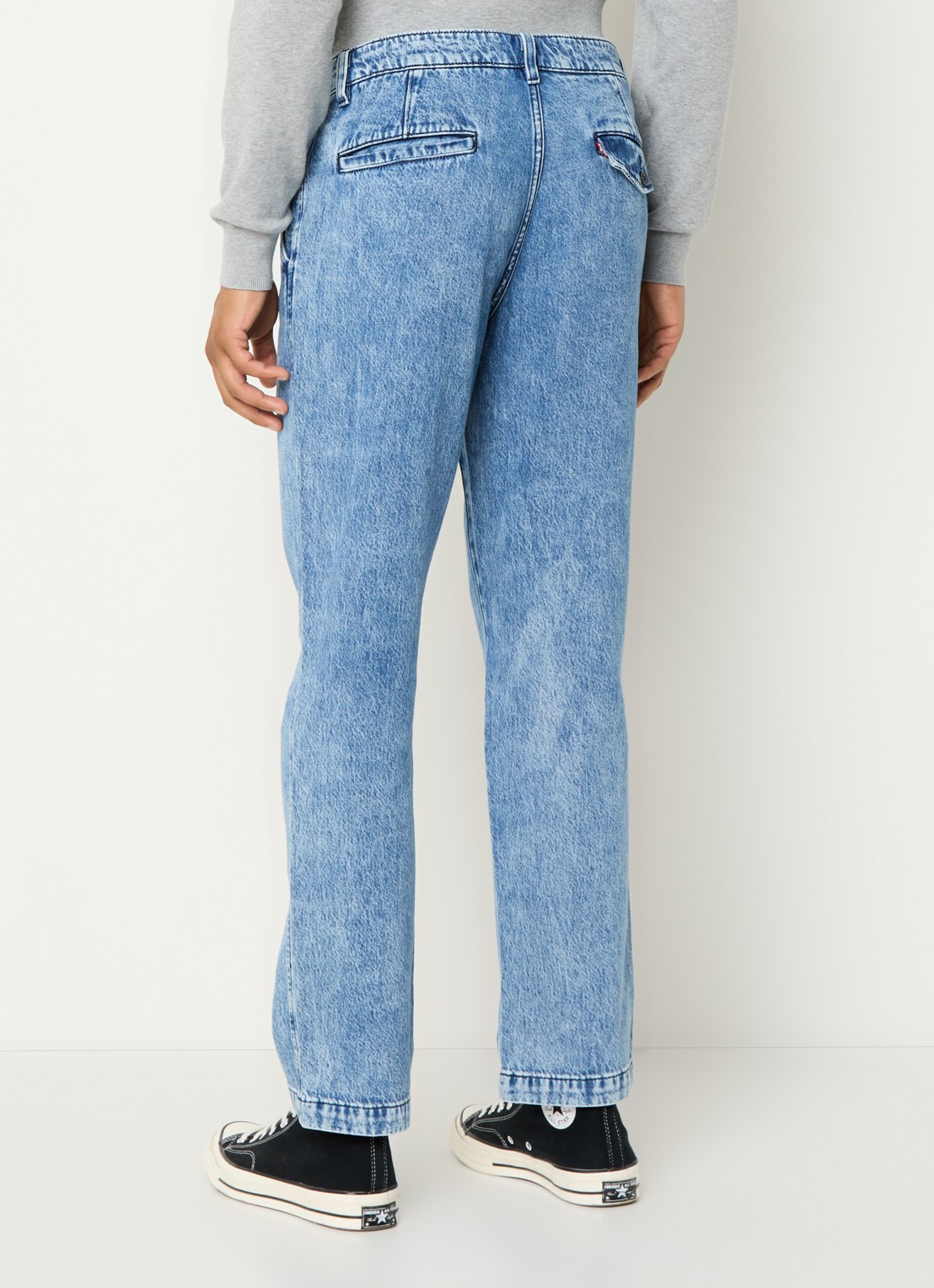 Levi's XX loose fit jeans met medium wassing - achterkant 3 indigo