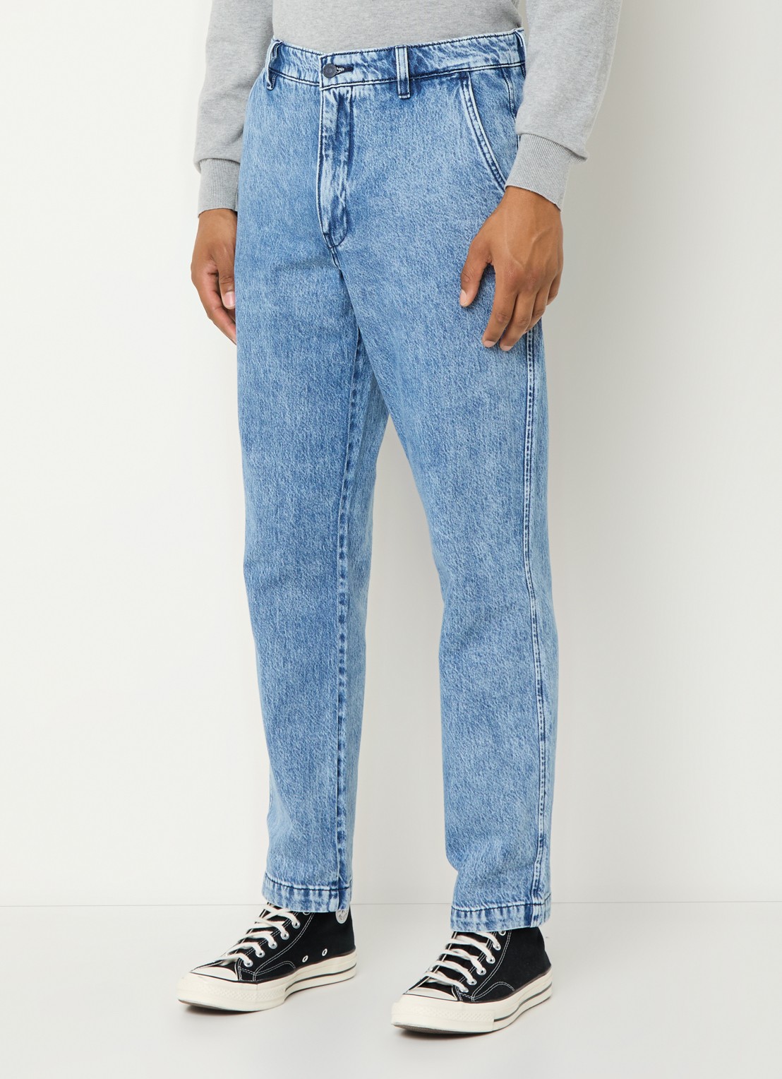 Levi's XX loose fit jeans met medium wassing - detail 4 indigo