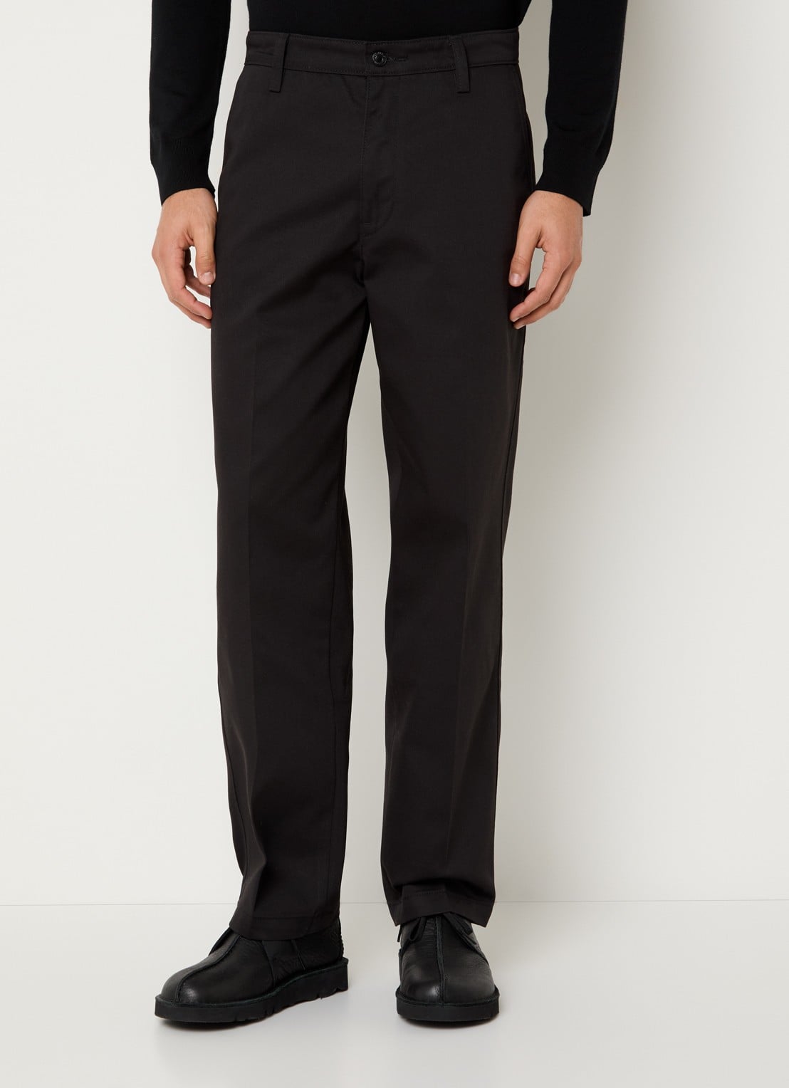 Levi's XX straight fit chino met steekzakken - detail zwart