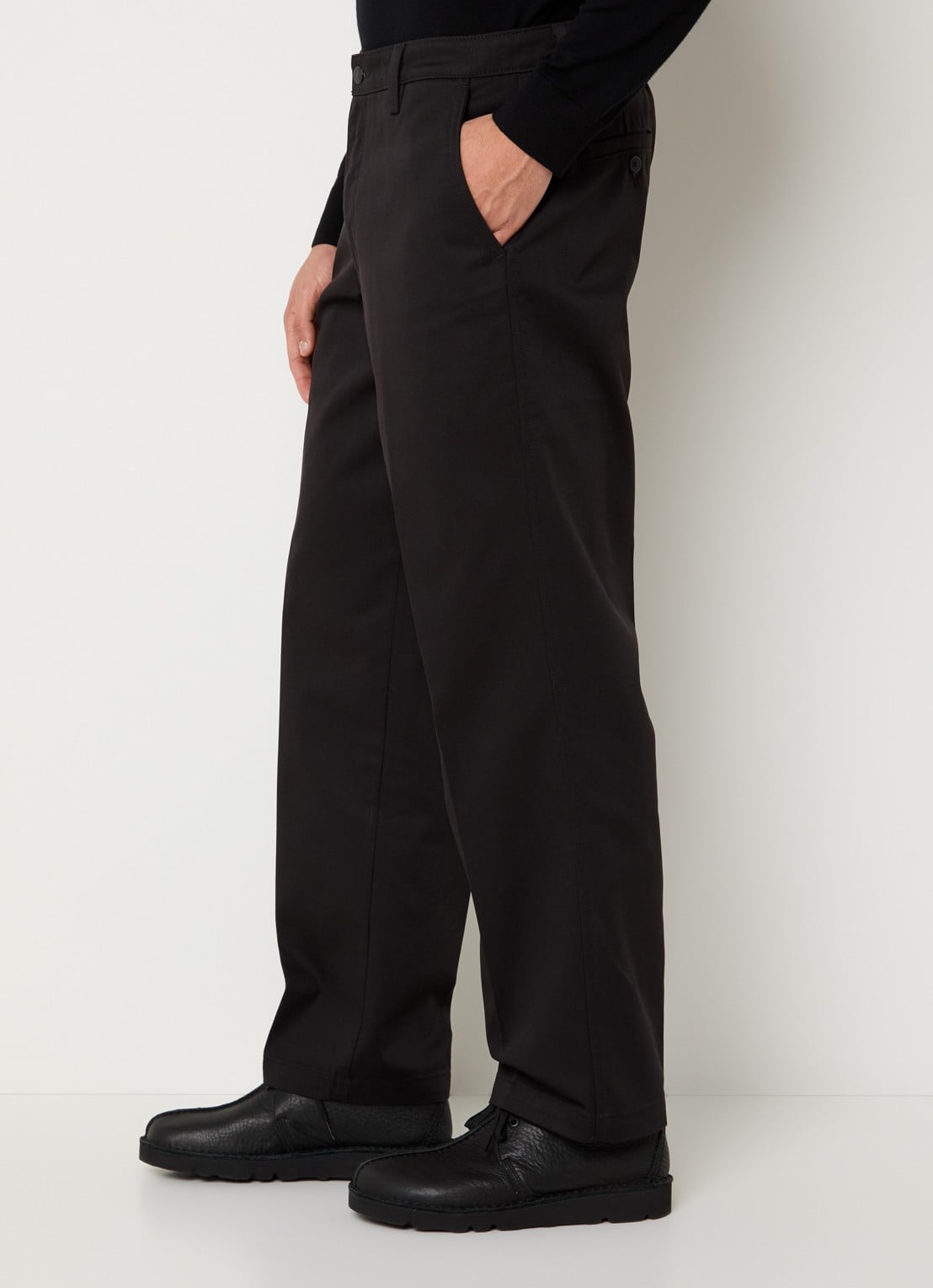 Levi's XX straight fit chino met steekzakken - detail 2 zwart